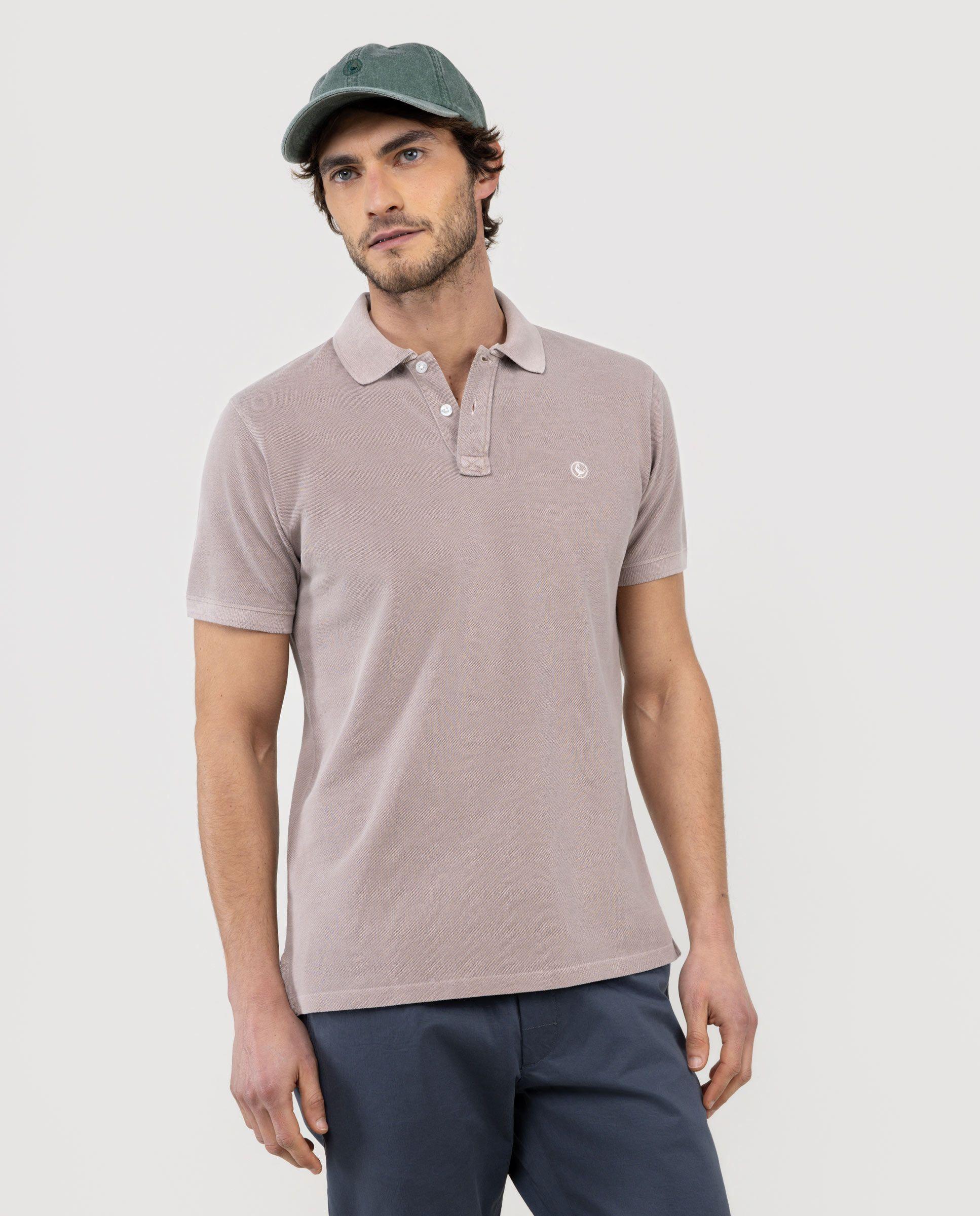 Polo Tinte Mineral Malva HOMBRE PV 26-0