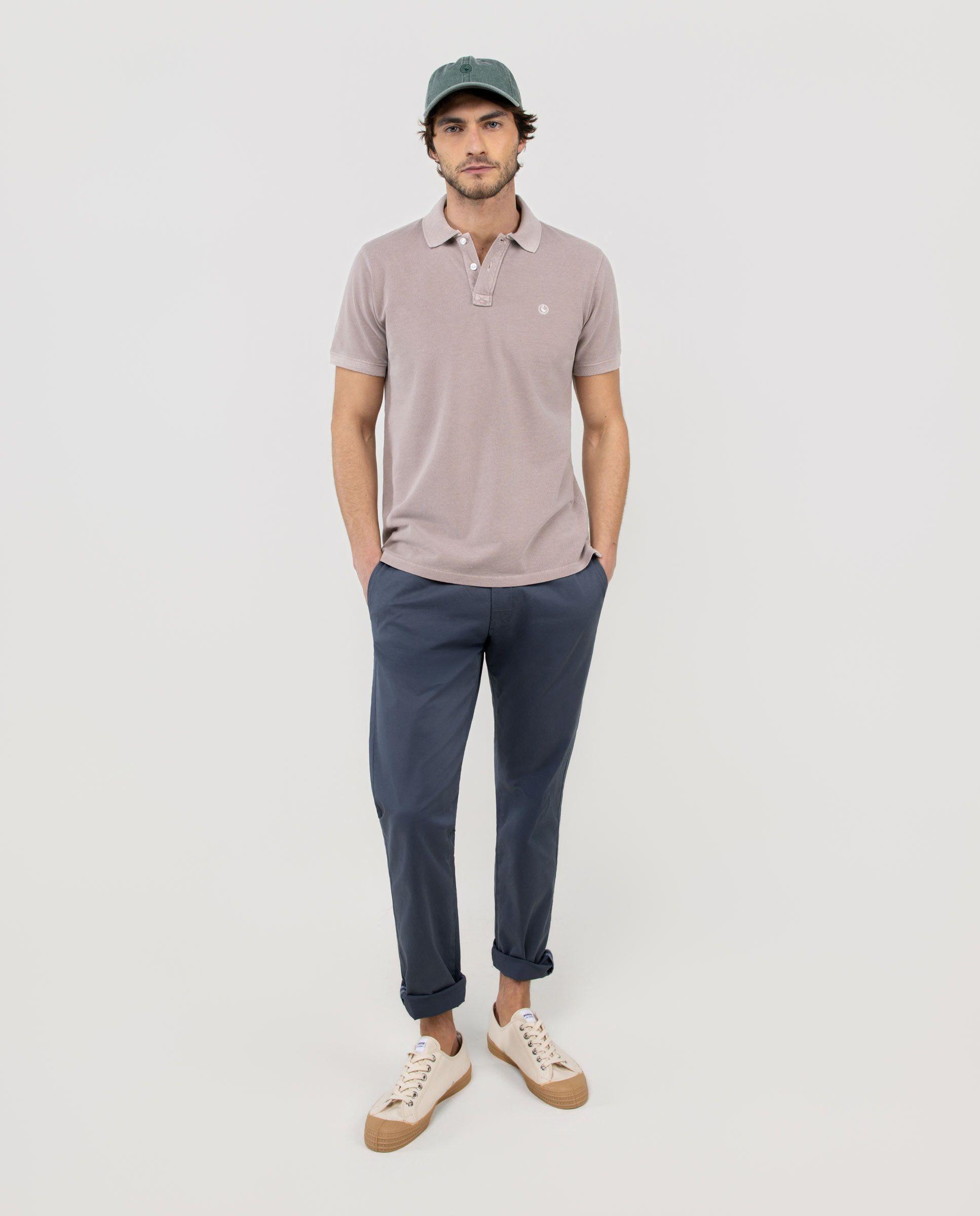 Polo Tinte Mineral Malva HOMBRE PV 26-1