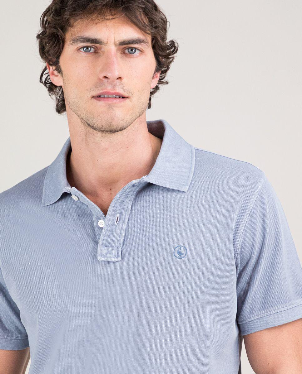 Polo Piqué Pigment Dyed Azul HOMBRE PV 25-0