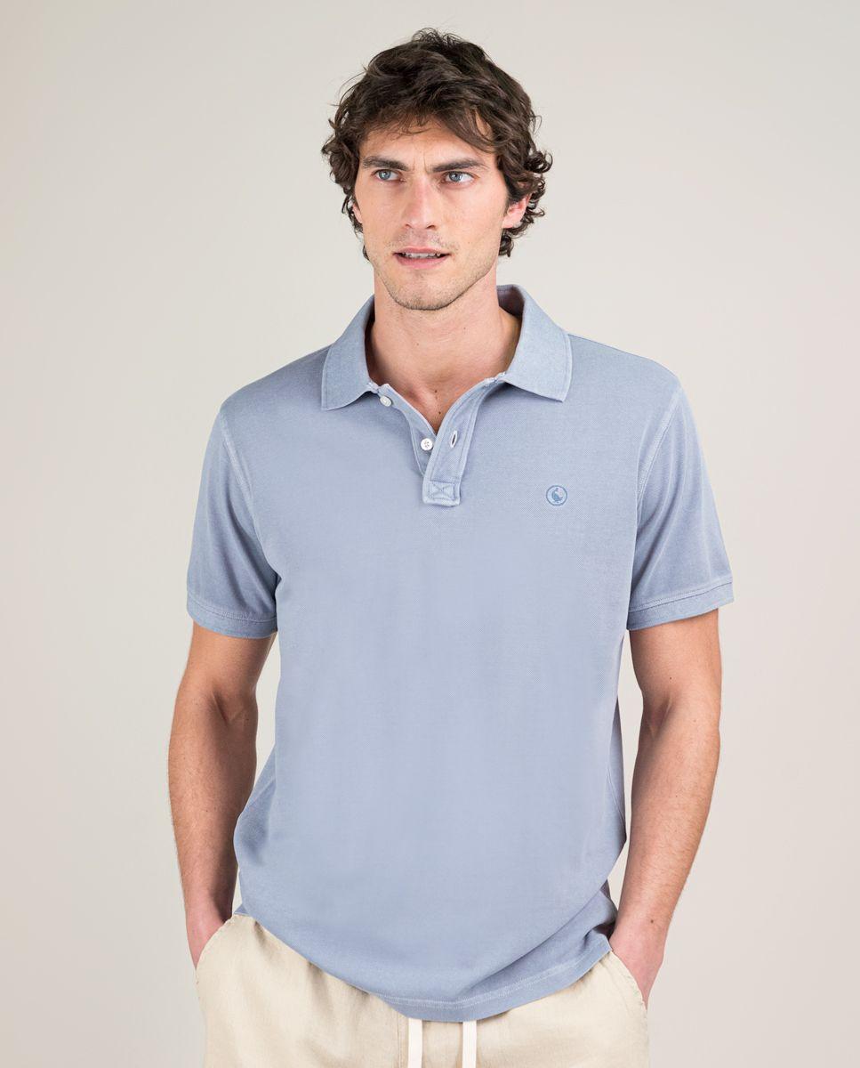 Polo Piqué Pigment Dyed Azul HOMBRE PV 25-1