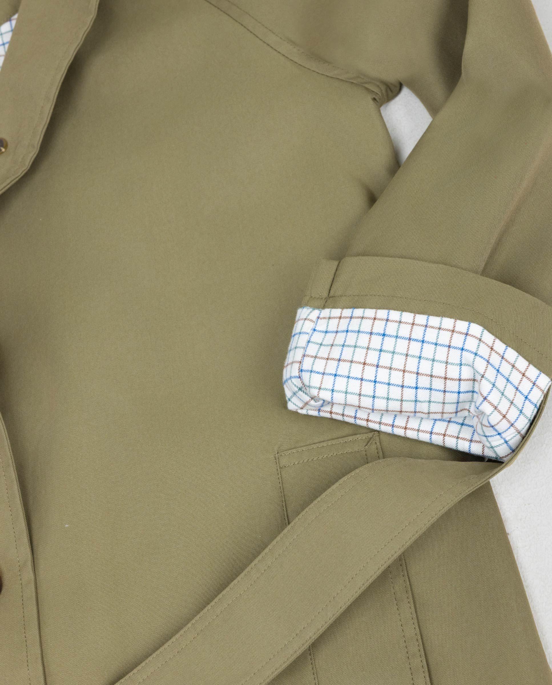 Gabardina Algodón Verde MUJER OI 25-1