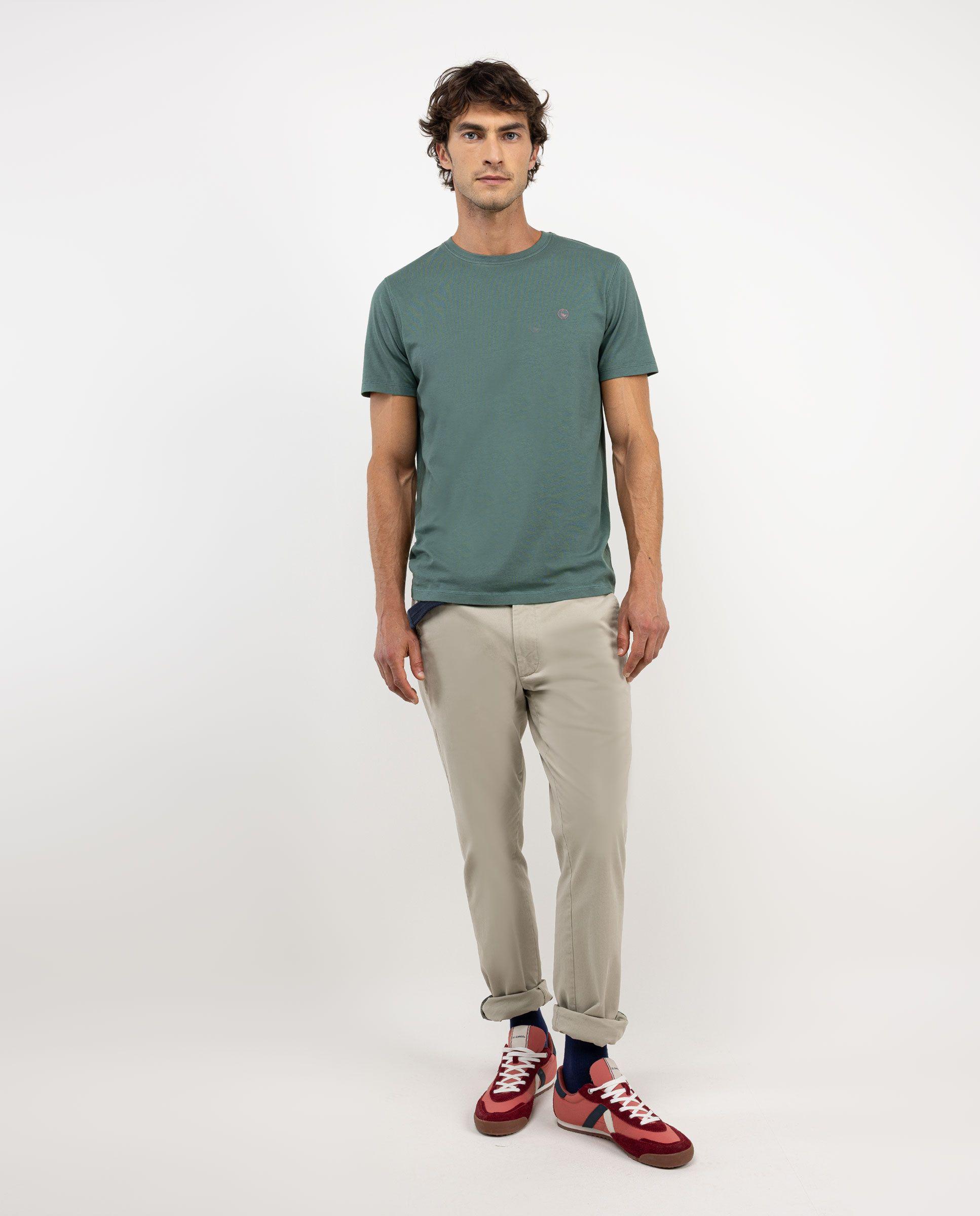 Camiseta Básica Verde Oscuro HOMBRE OI 25-0