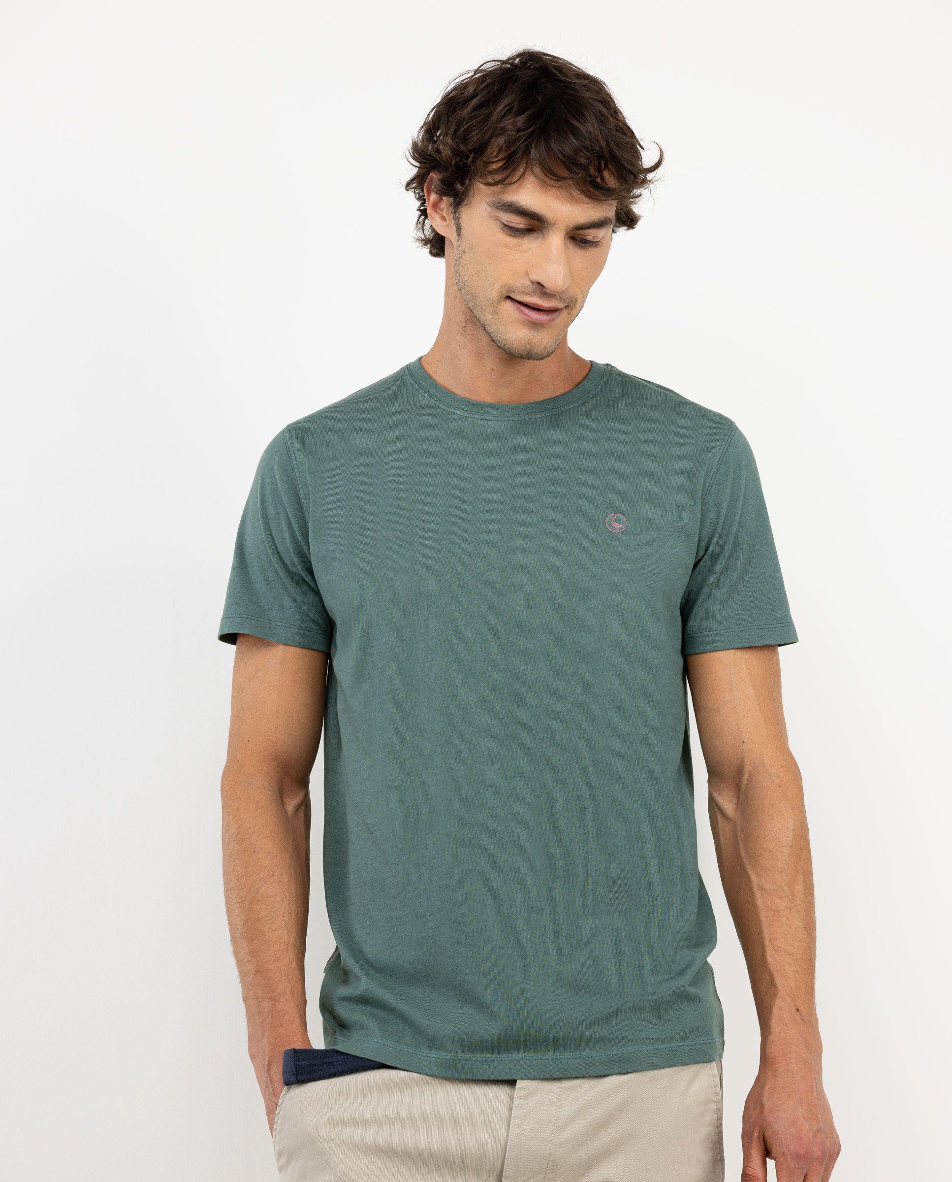 Camiseta Básica Verde Oscuro HOMBRE OI 25-1