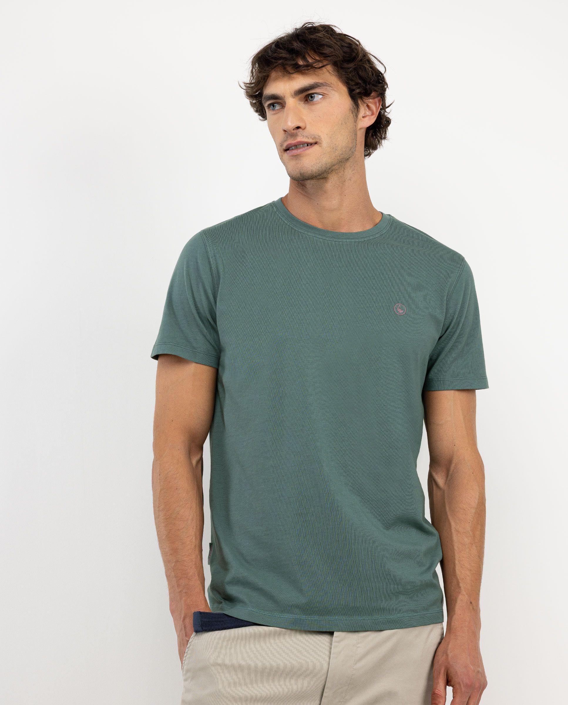 Camiseta Básica Verde Oscuro HOMBRE OI 25-2