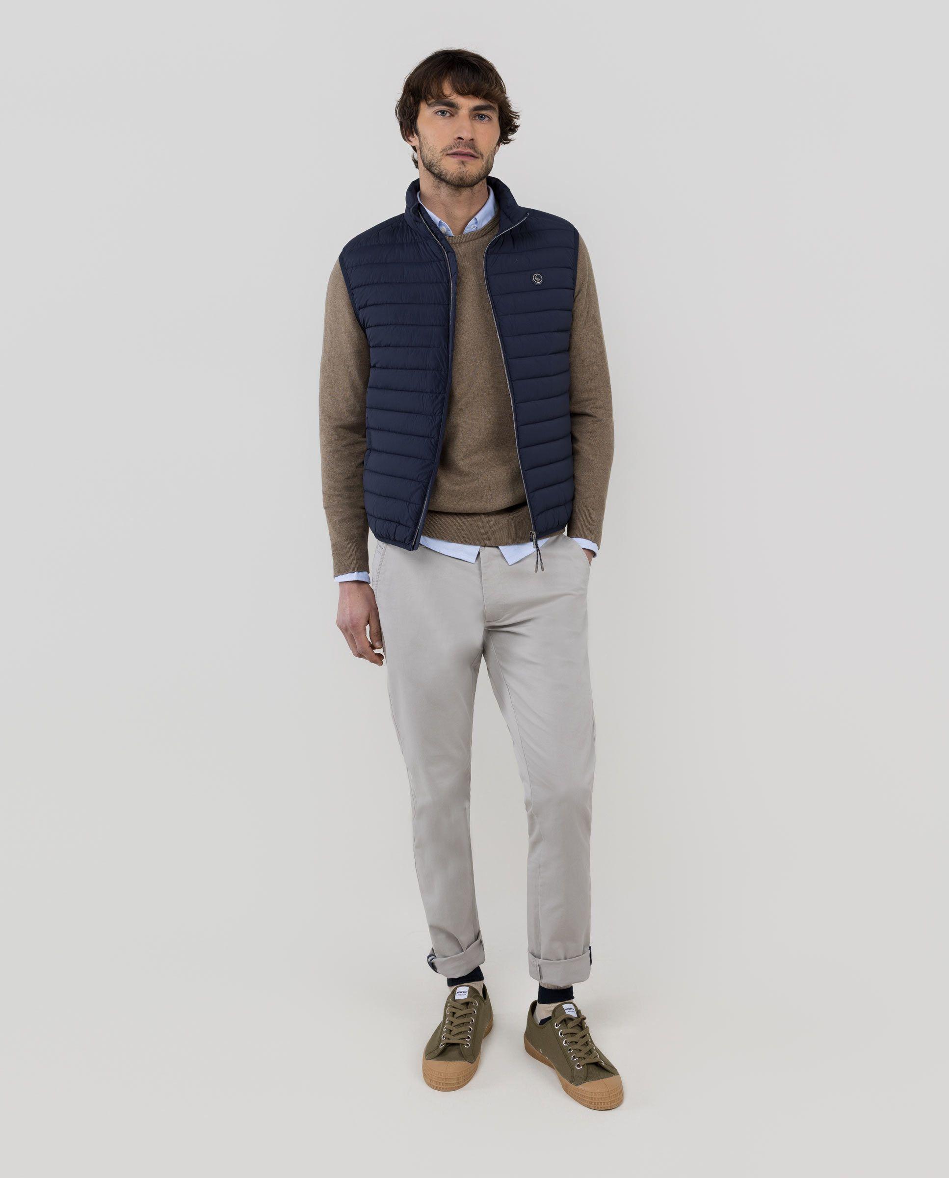 Chaleco Básico Acolchado Marino HOMBRE PV 26-0