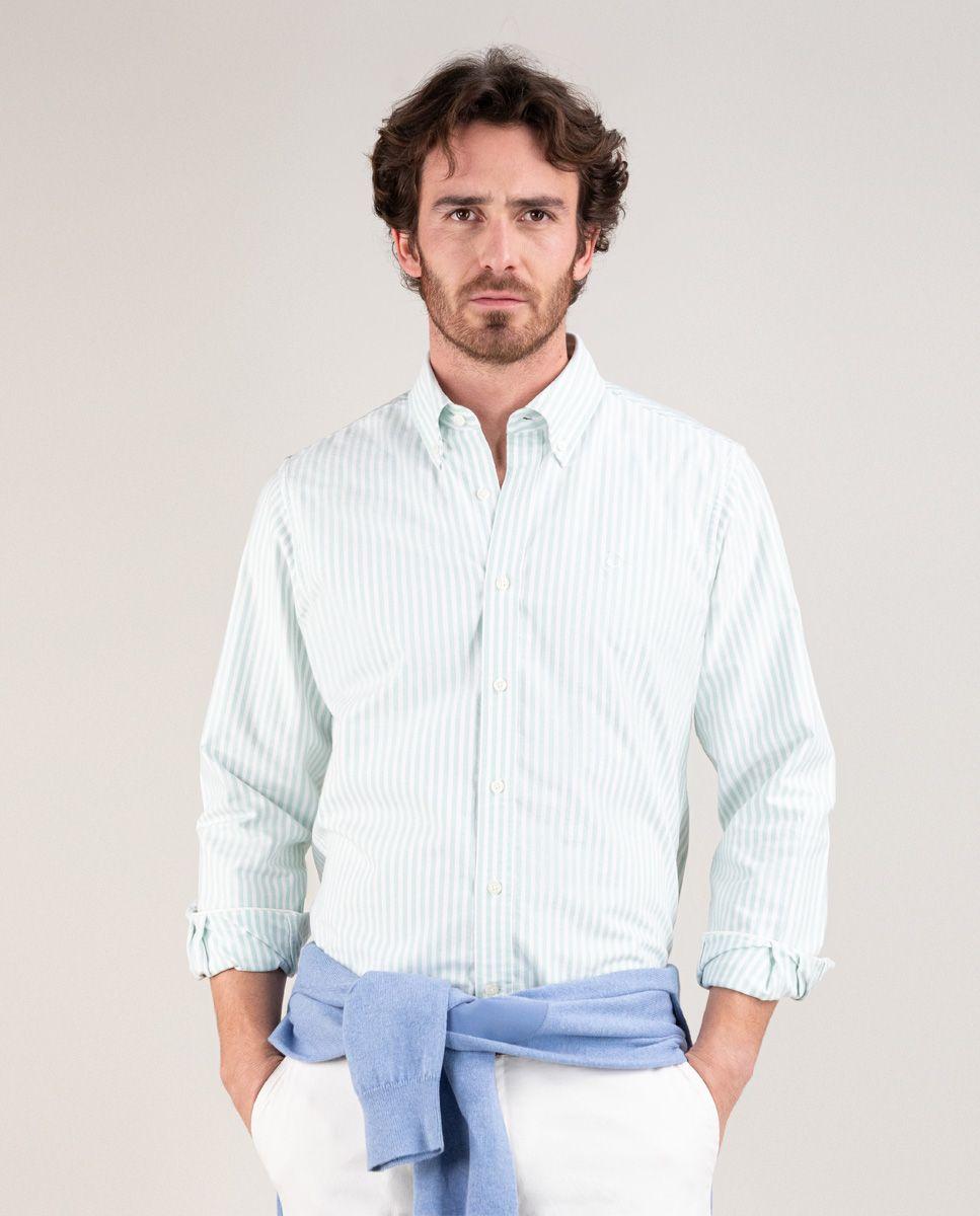 Camisa Oxford Raya Kodak Verde HOMBRE PV 25-0