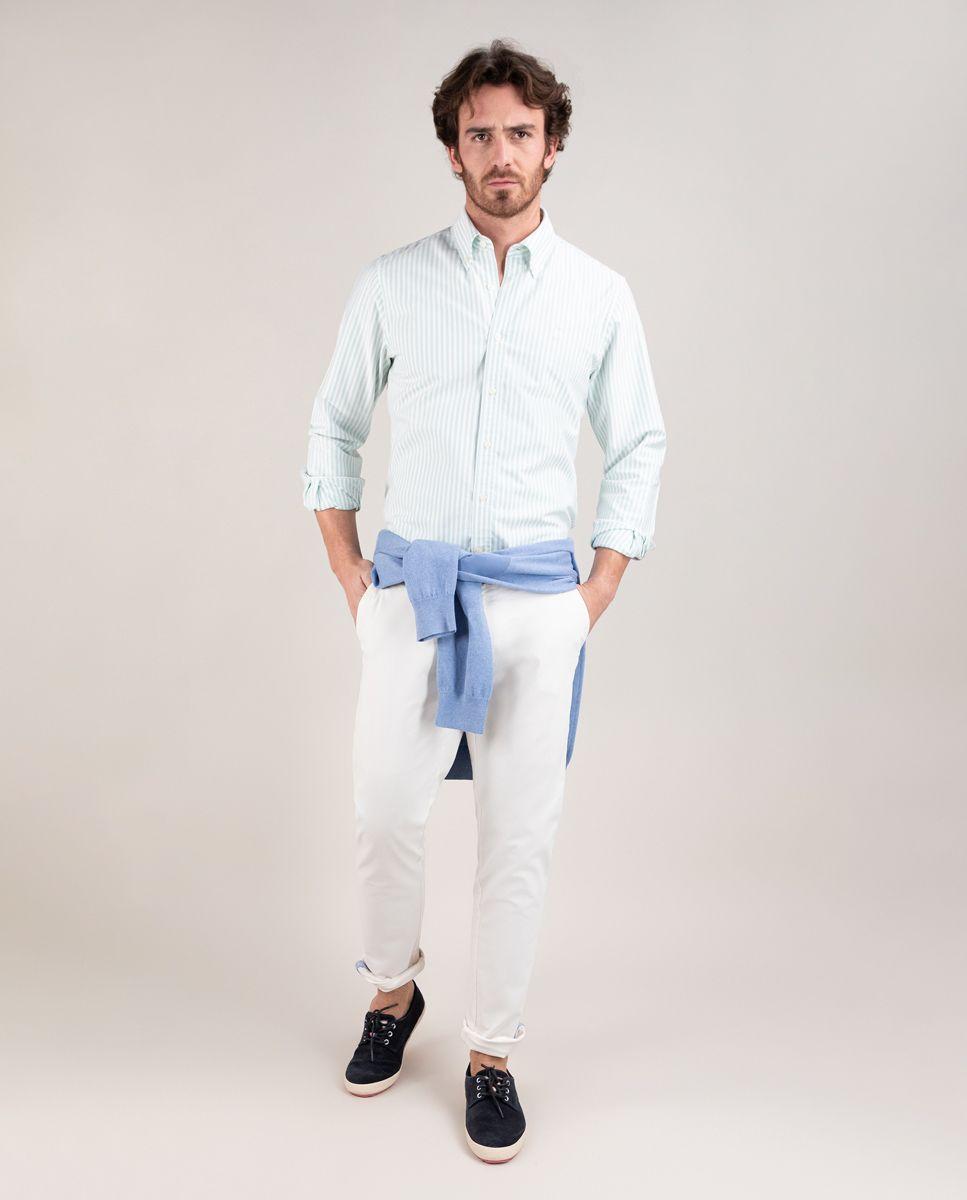 Camisa Oxford Raya Kodak Verde HOMBRE PV 25-1