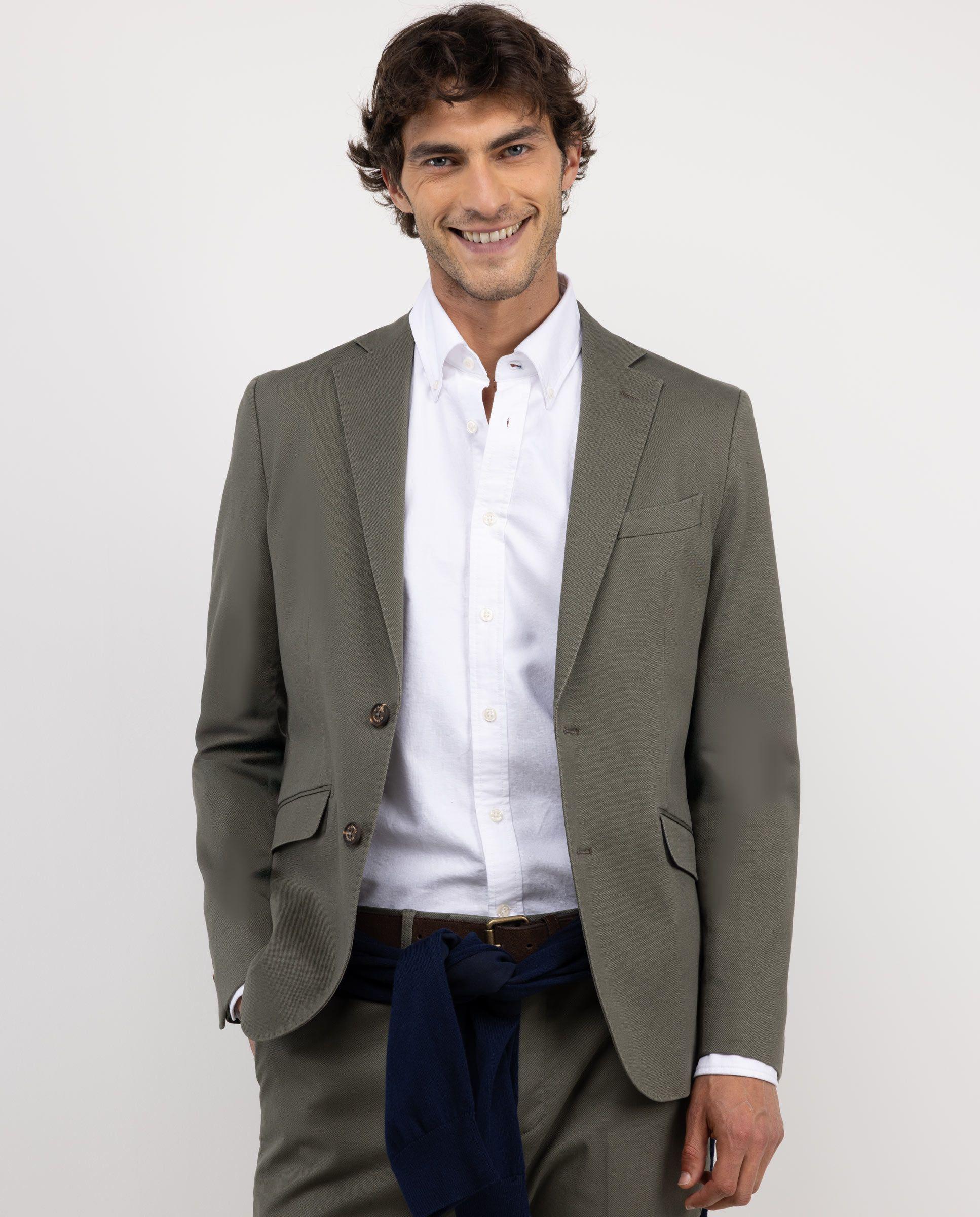 Americana Coordinada Lavado Verde HOMBRE OI 25-1