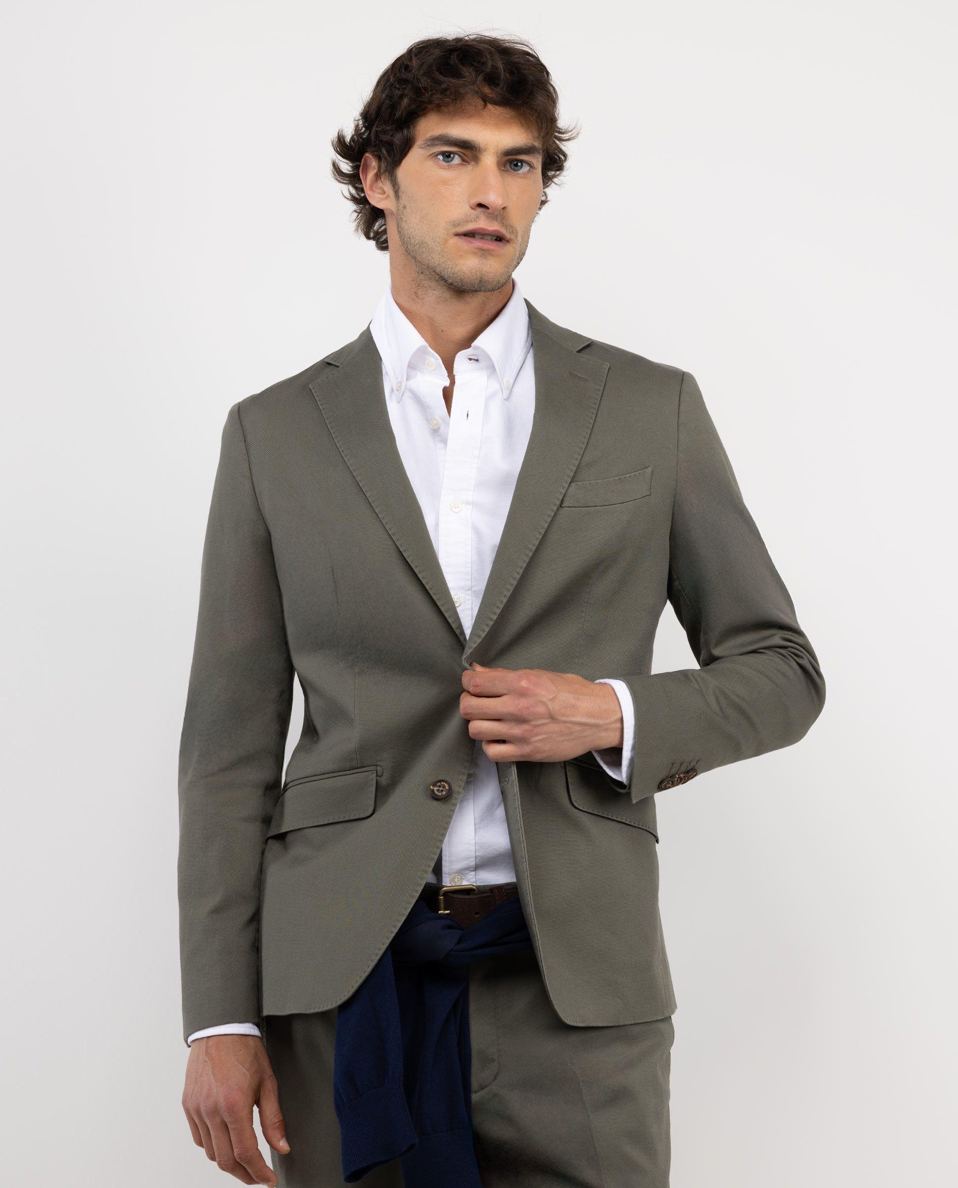 Americana Coordinada Lavado Verde HOMBRE OI 25-2