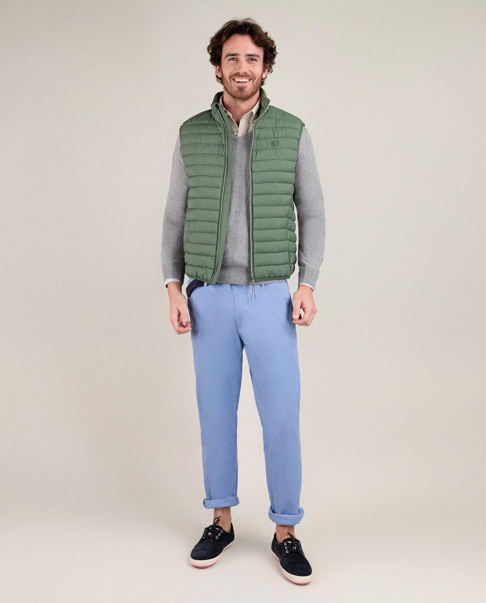 Chaleco Acolchado Básico Verde HOMBRE PV 25-1