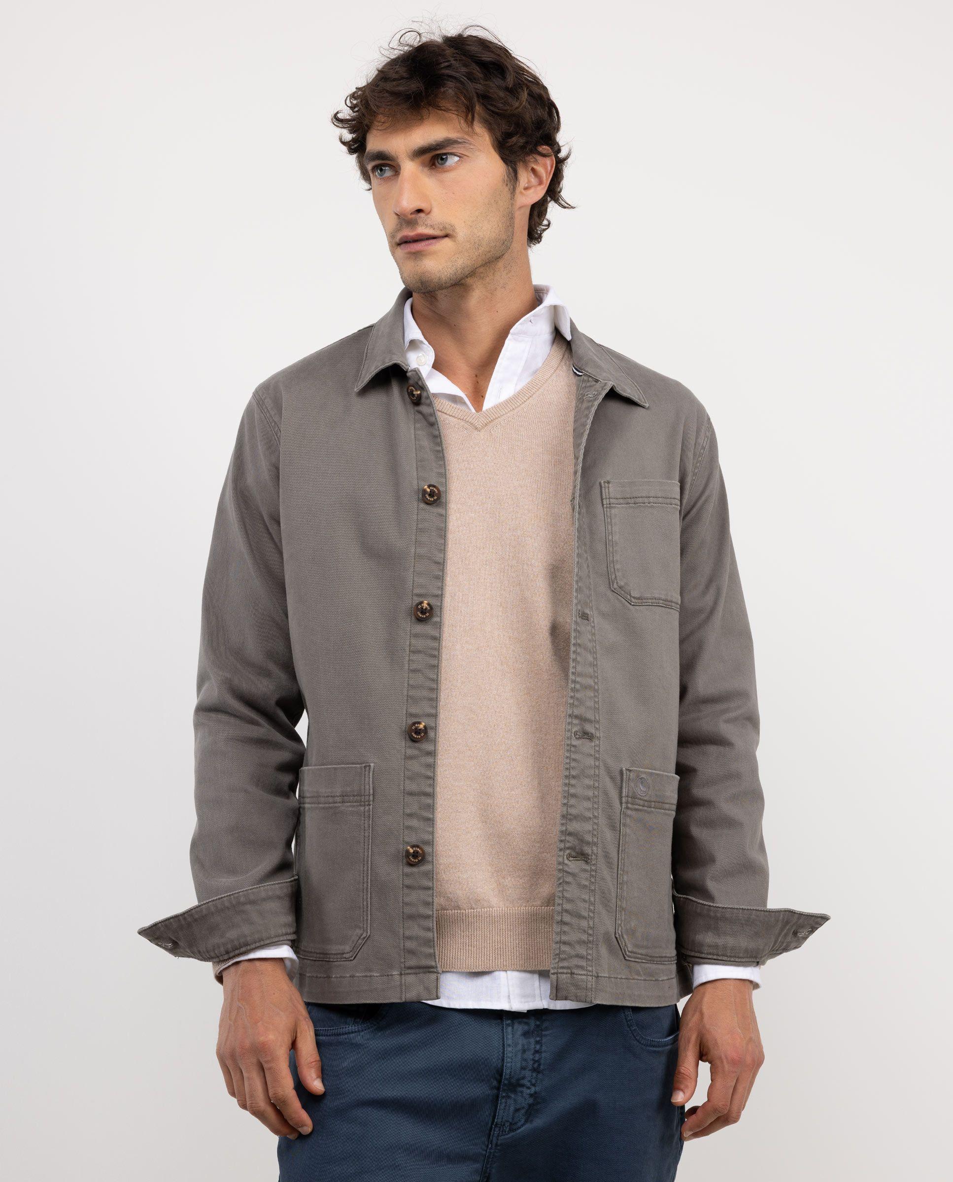 Sobrecamisa Algodón Verde HOMBRE OI 25-2