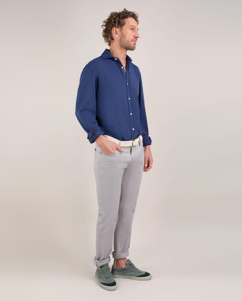Camisa Piqué Marino HOMBRE PV 25-2