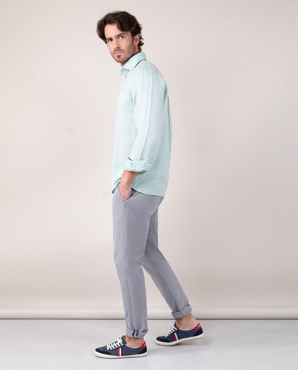 Camisa Lino Verde Claro LATAM HOMBRE OI 24-2