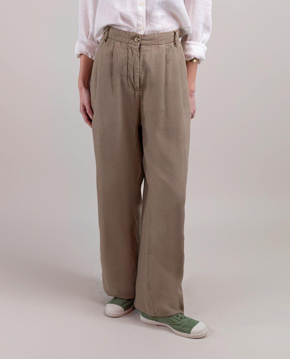Pantalón Lino Camel MUJER PV 25-0