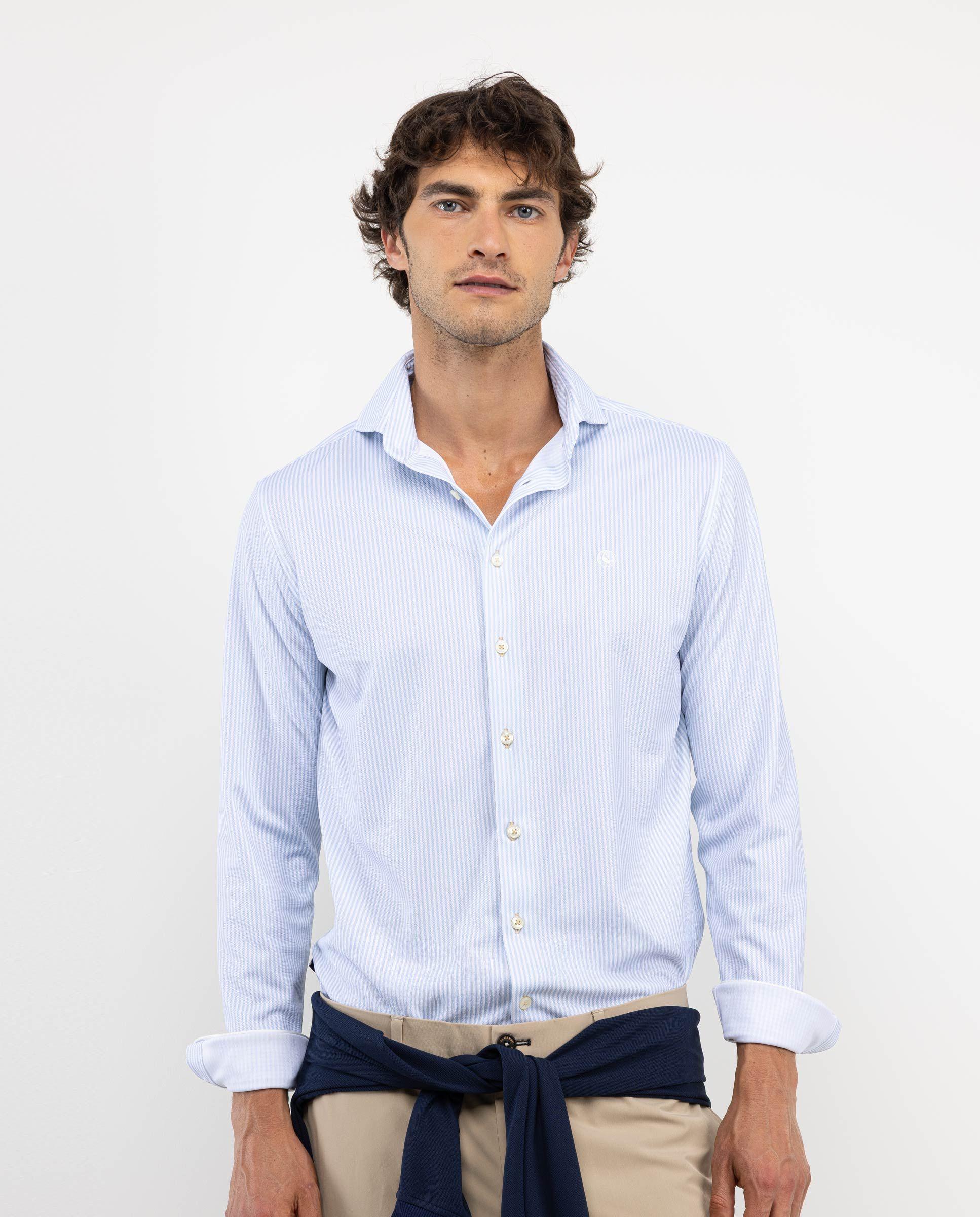 Camisa Sepiia Raya Yale Azul HOMBRE OI 25-1