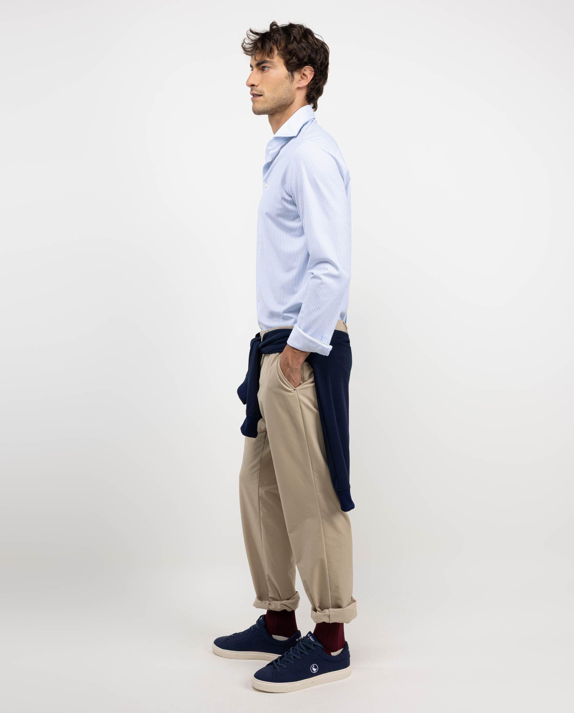 Camisa Sepiia Raya Yale Azul HOMBRE OI 25-2