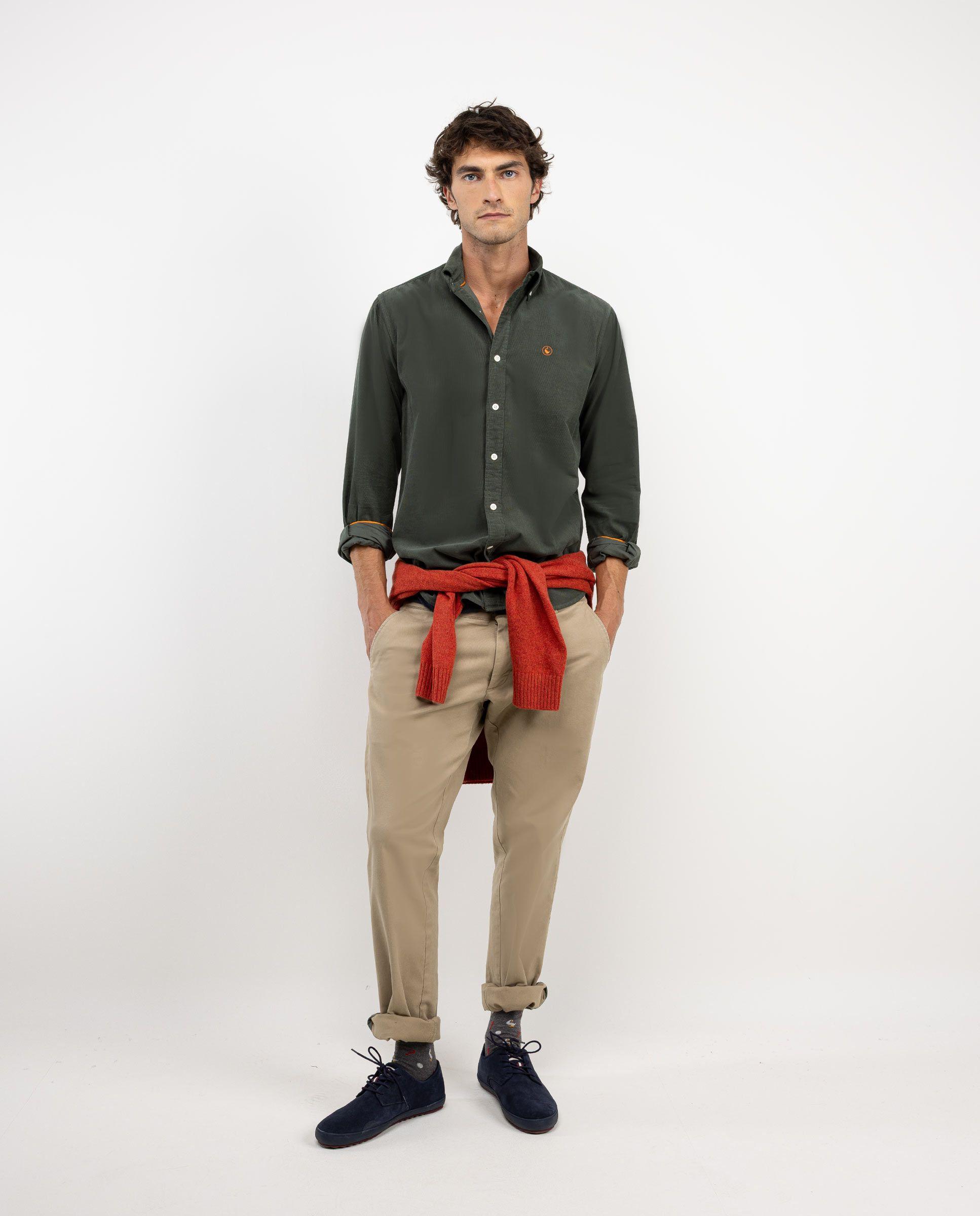 Camisa Pana Verde HOMBRE OI 25-0