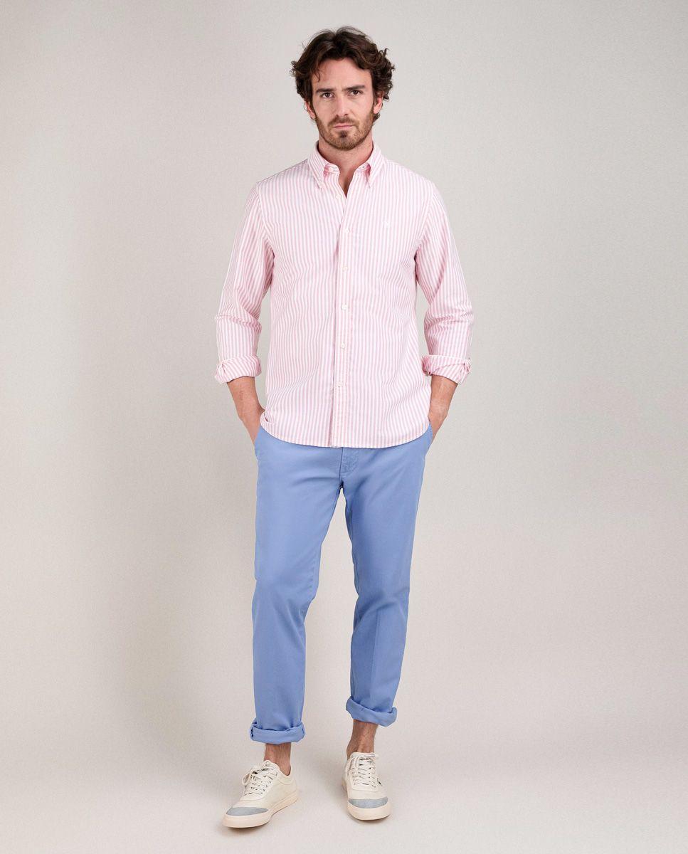 Camisa Oxford Raya Kodak Roja HOMBRE PV 25-1