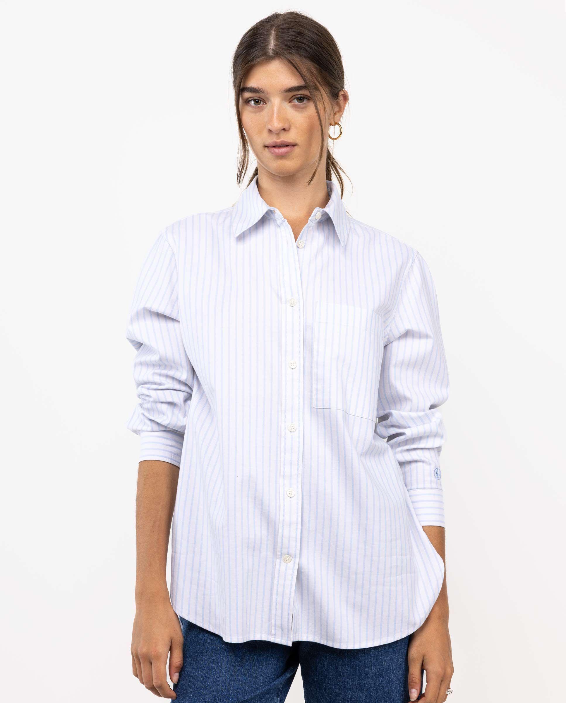 Camisa Amarilla Raya Butcher Azul MUJER OI 25-1