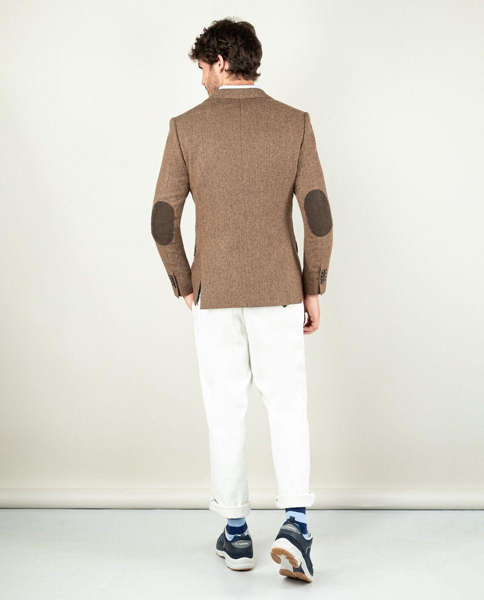 Americana Espiga Lana Camel-4