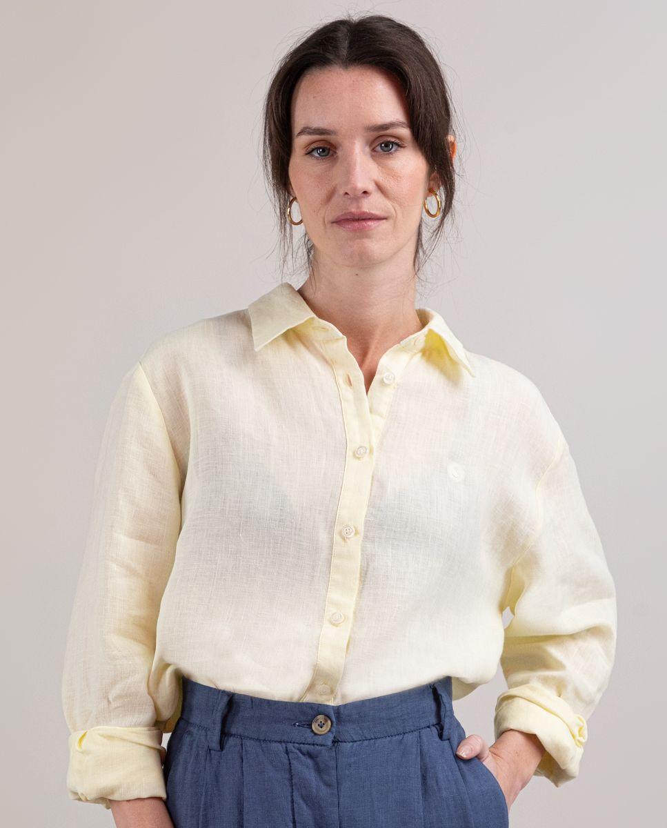 Camisa Lino Amarillo MUJER PV 25-0