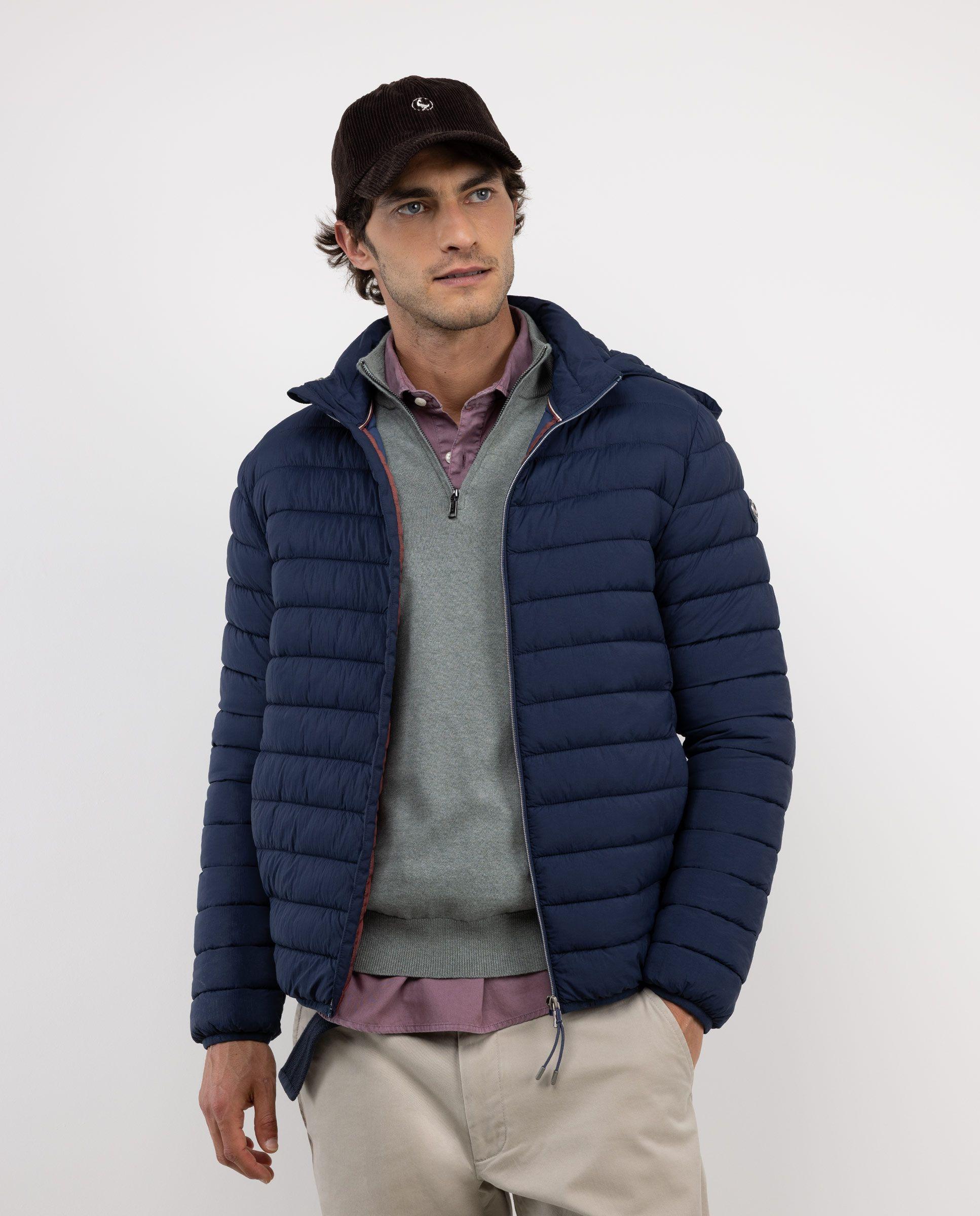 Chaqueta Acolchada Básica Marino HOMBRE OI 25-0