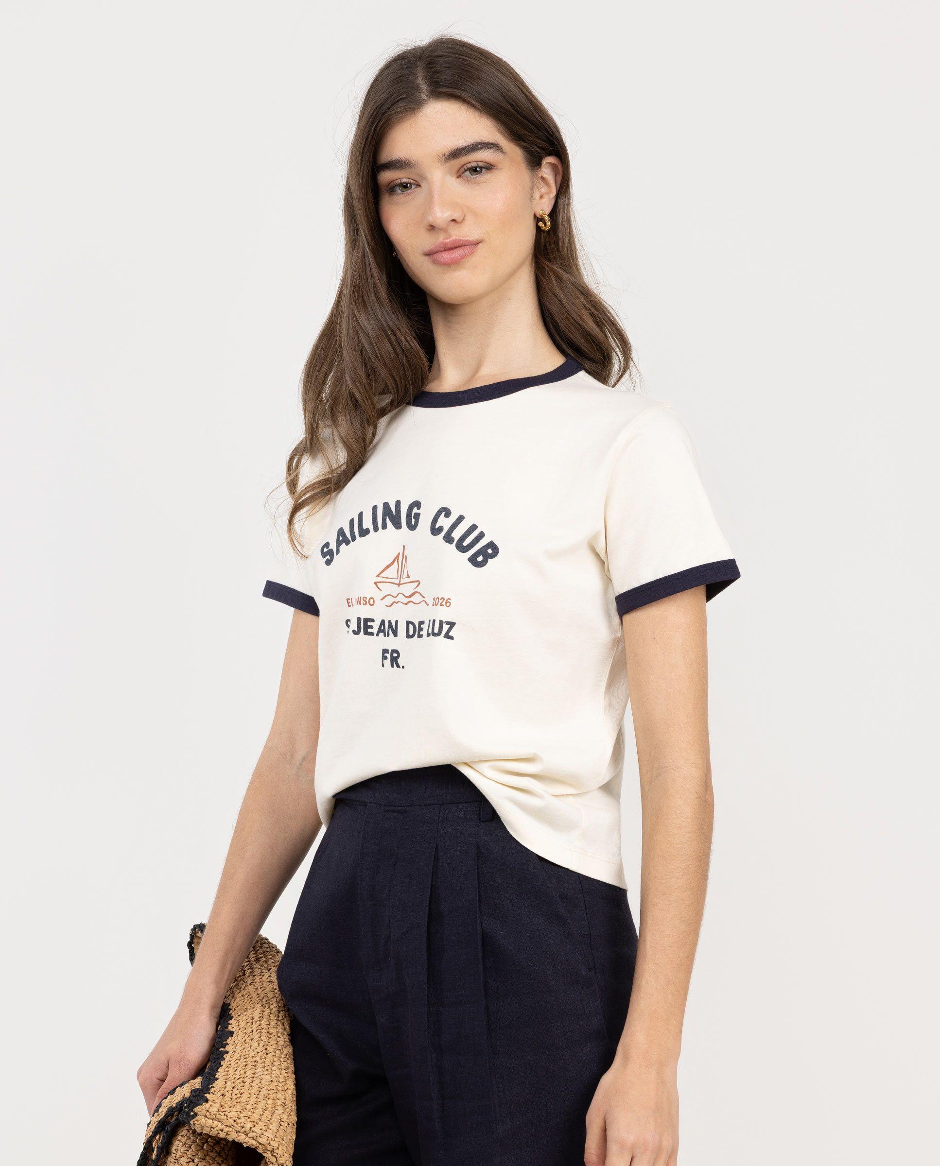 Camiseta Norma Manga Corta Crudo MUJER PV 26-2