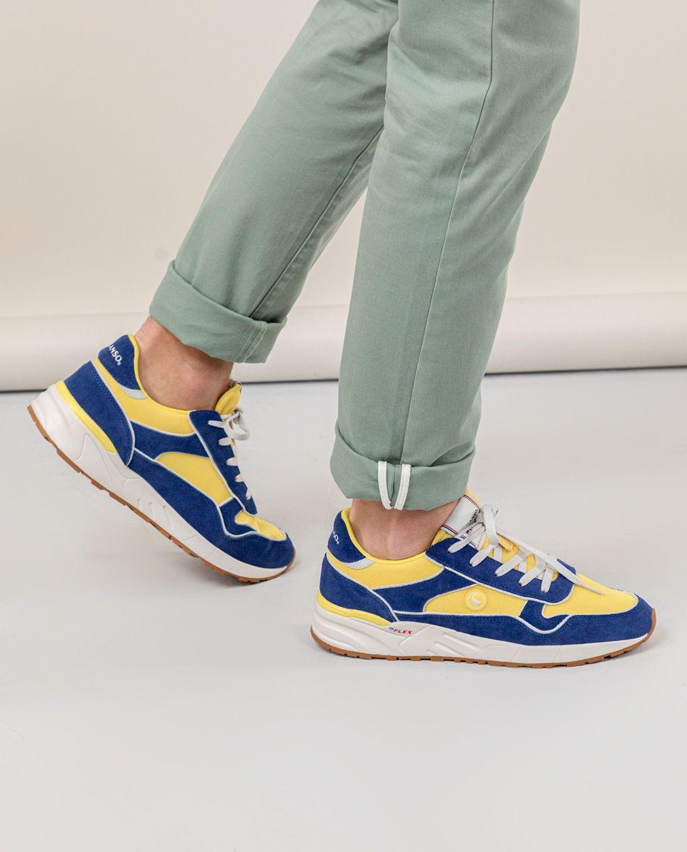 Zapatilla El Ganso & Flex Azul Amarillo-0