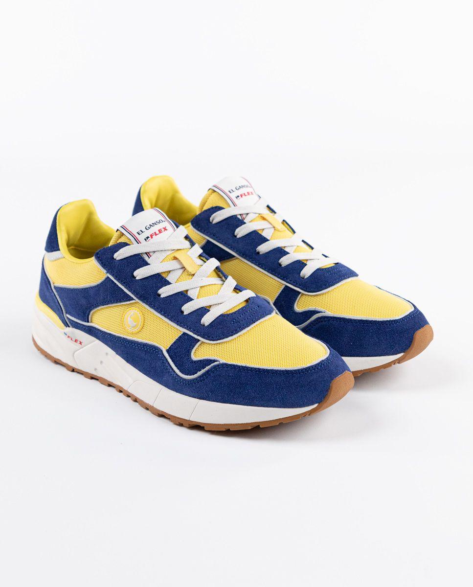 Zapatilla El Ganso & Flex Azul Amarillo-2
