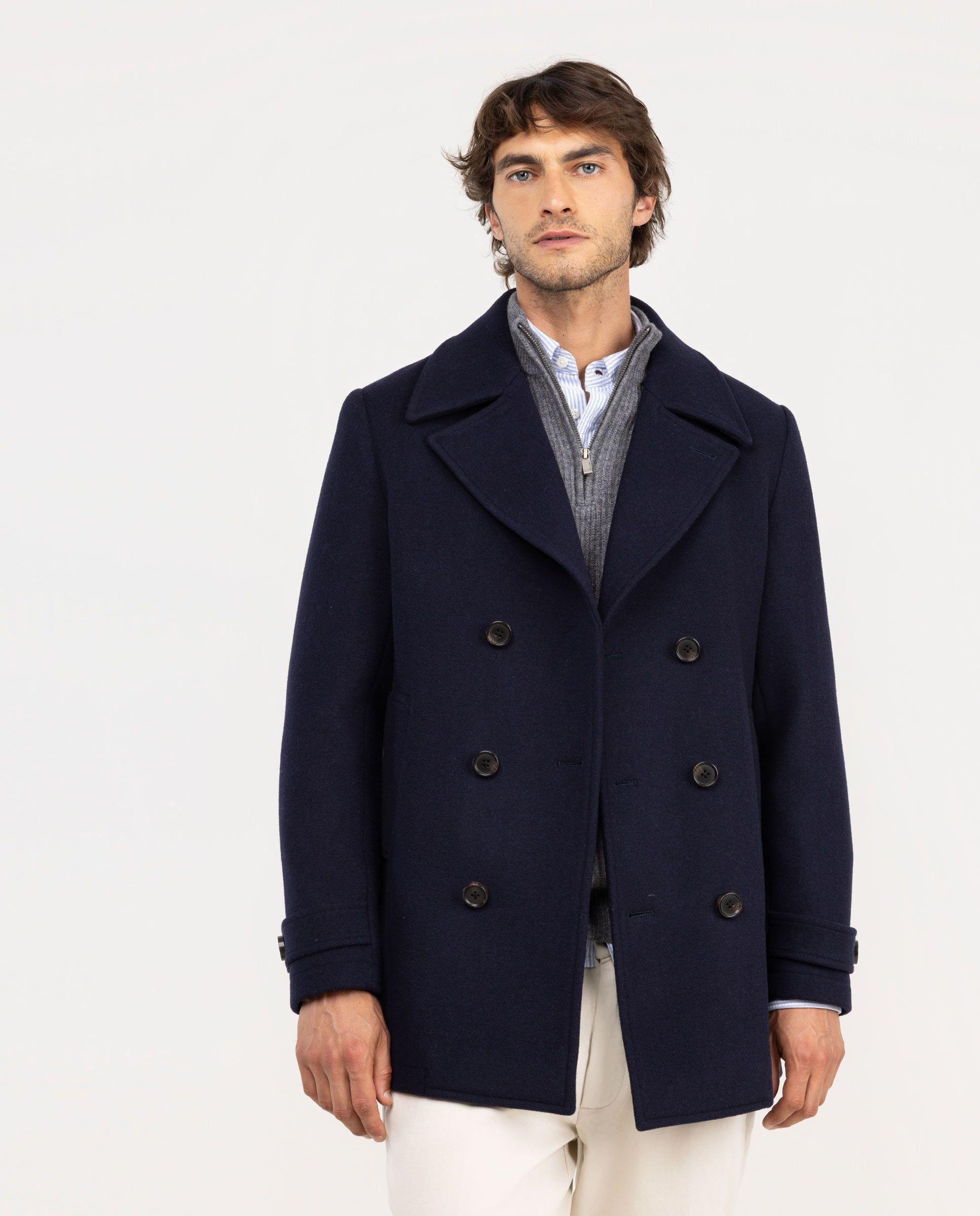 Chaquetón Cruzado Marino HOMBRE OI 25-1