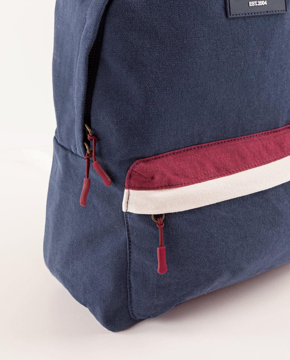 Mochila Washed Canvas Marino  PV 25-2