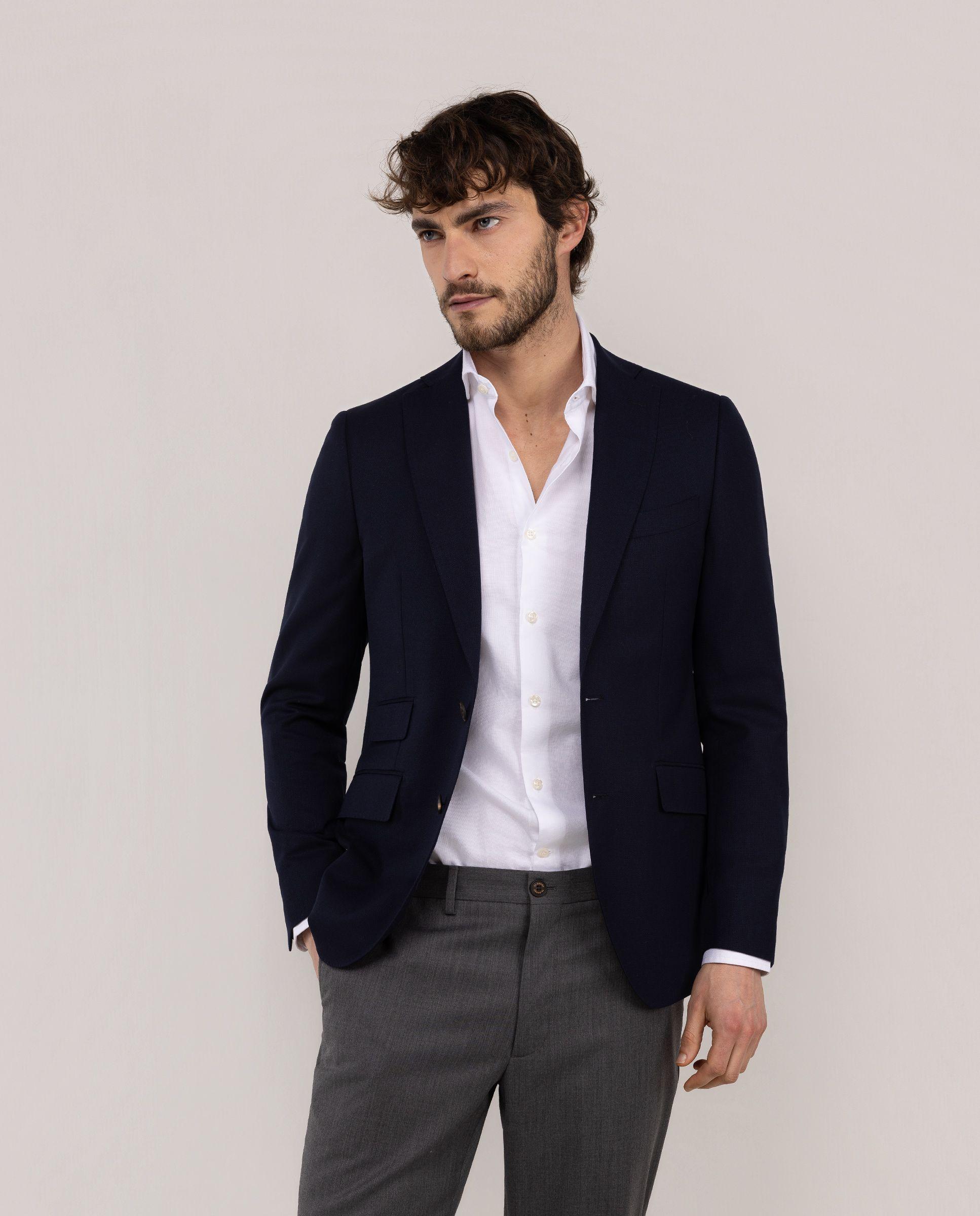 Americana Formal Estructura Marino HOMBRE PV 26-0