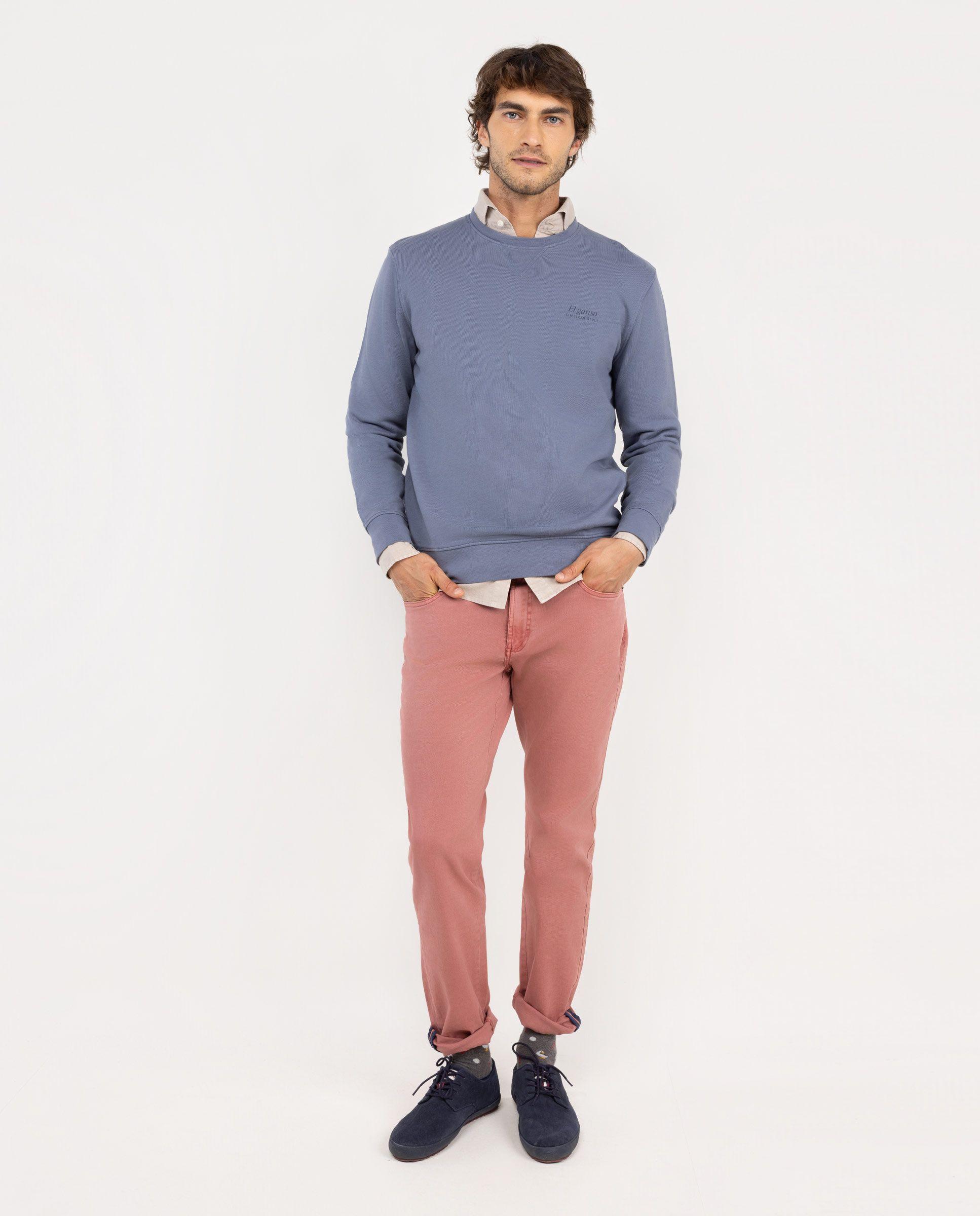 Pantalón 5 Bolsillos Rojo Slim Fit HOMBRE OI 25-0