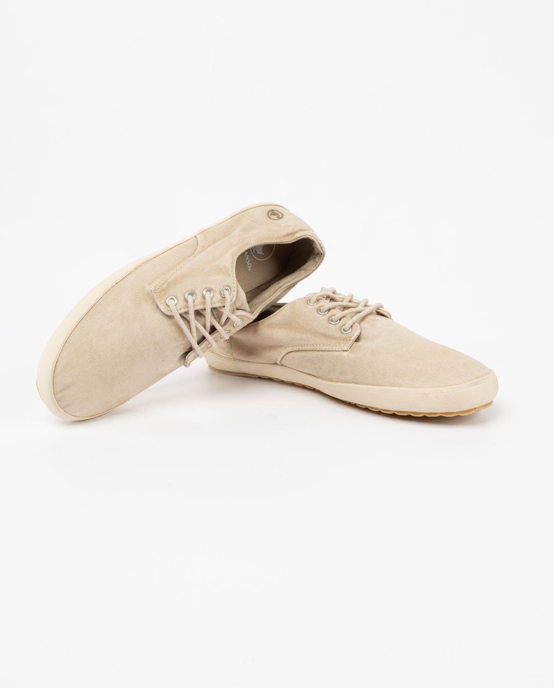 Derby Garment Dyed Canvas Beige HOMBRE PV 26-2