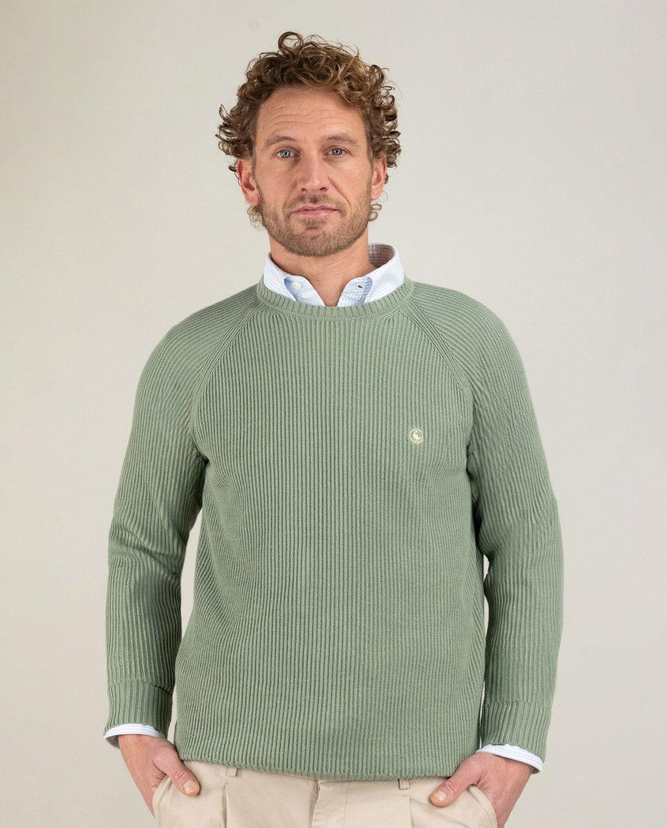 Jersey Punto Inglés Verde HOMBRE PV 25-0