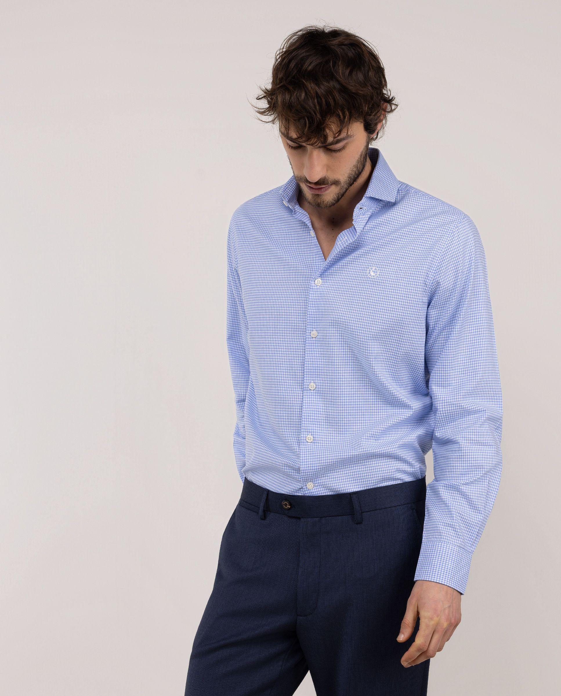 Camisa de Vestir Cuadro Vichy HOMBRE PV 26-0