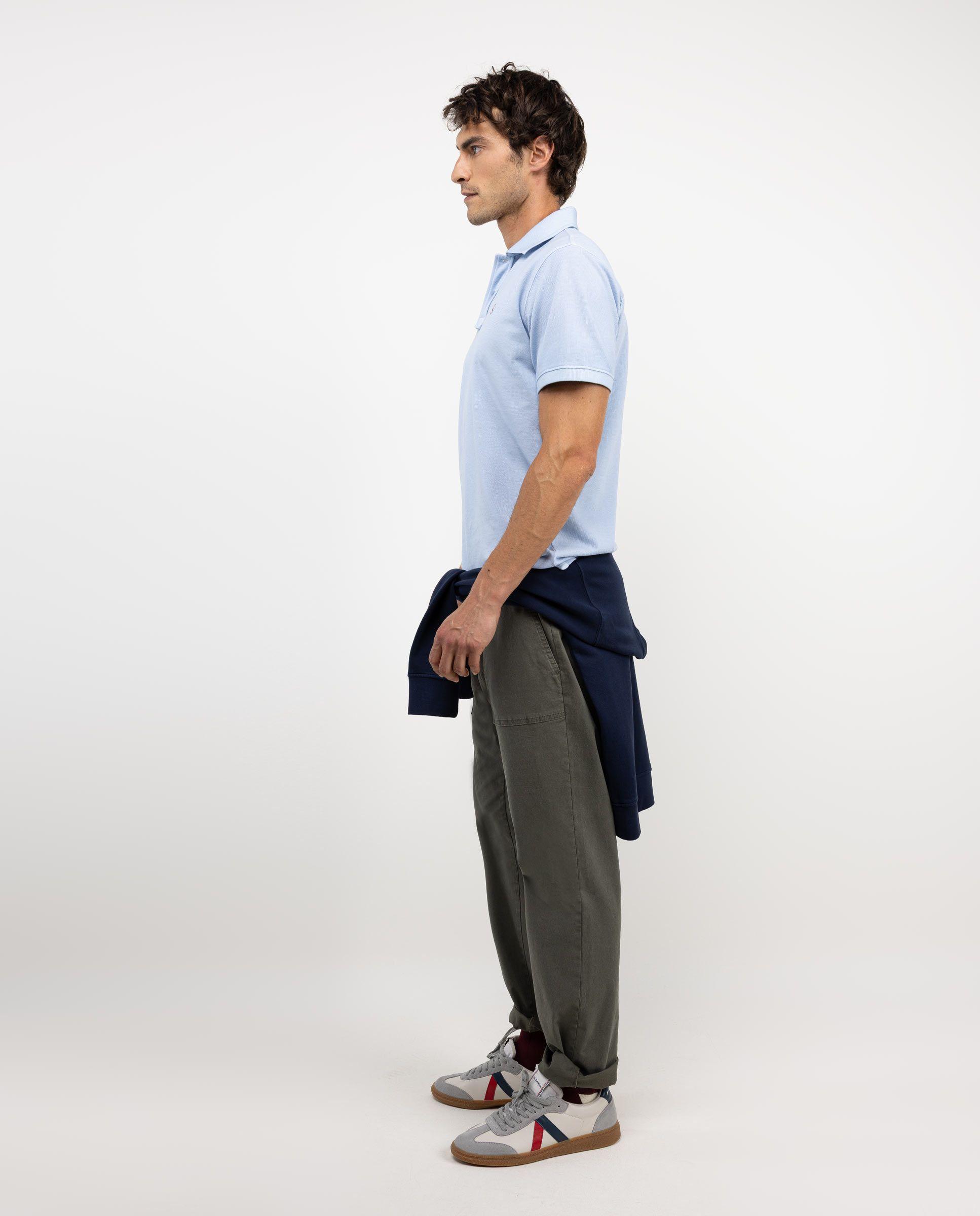 Polo Manga Corta Celeste HOMBRE OI 25-2