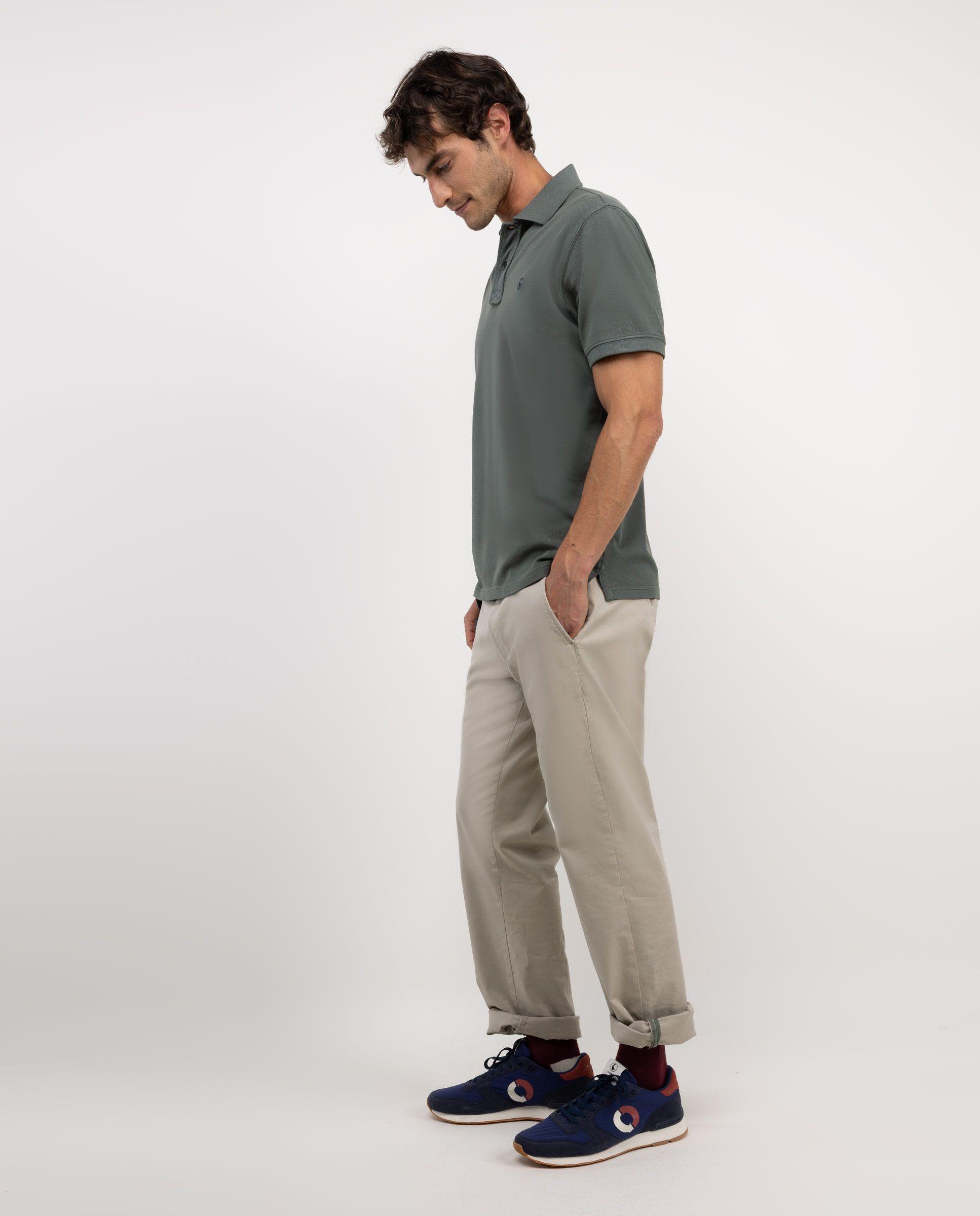 Polo Manga Corta Verde HOMBRE OI 25-2