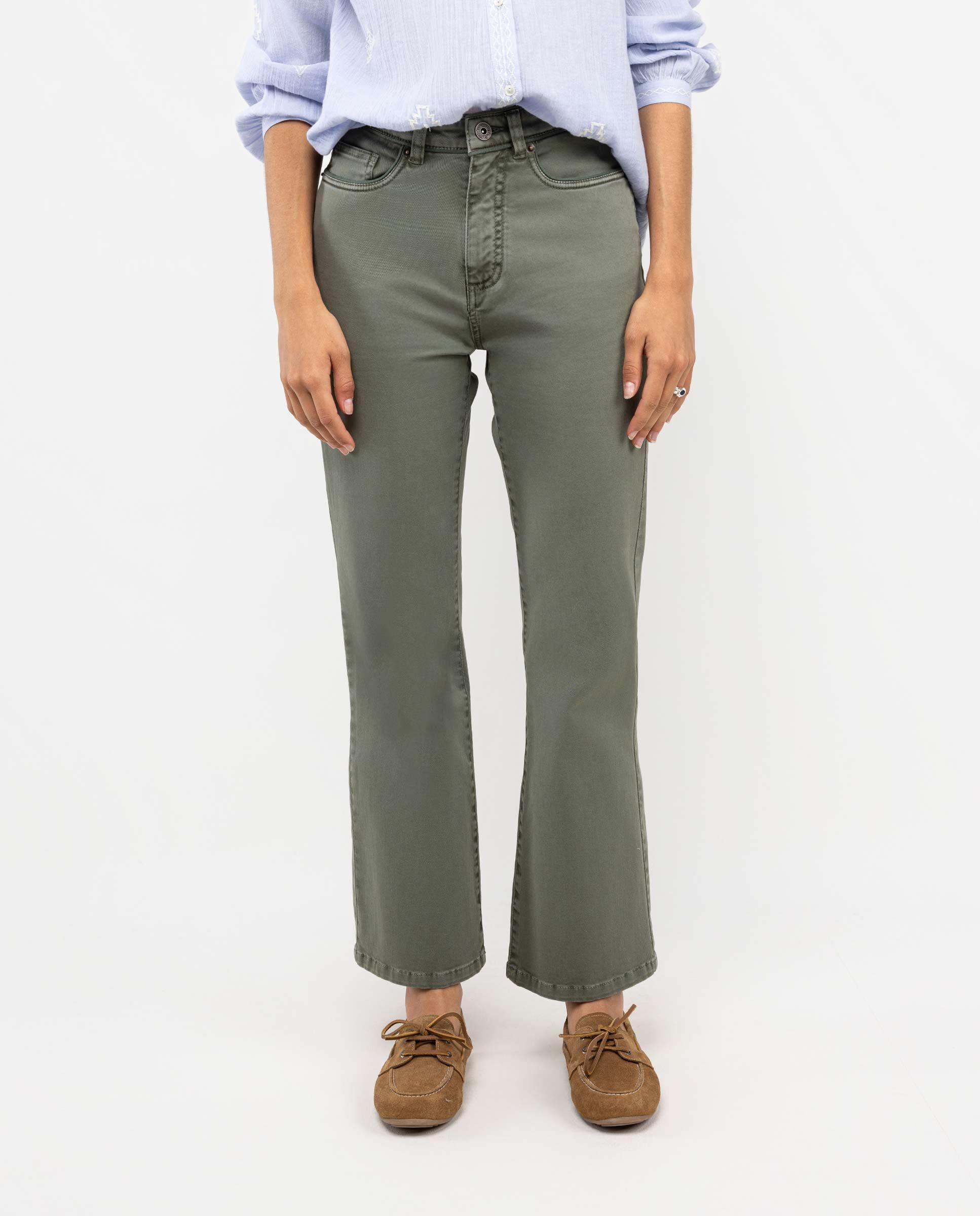 Pantalón 5 Bolsillos Verde MUJER OI 25-0
