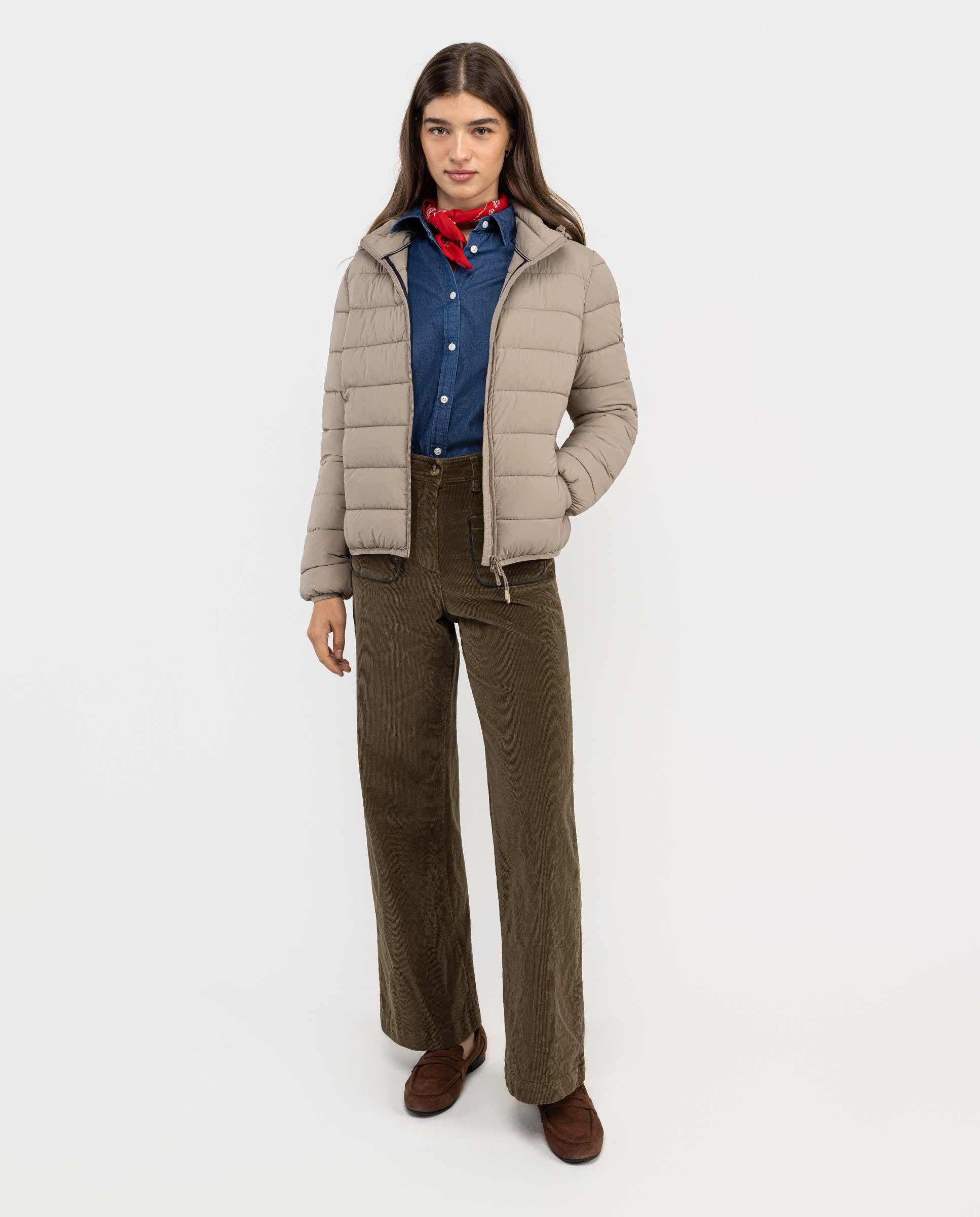 Chaqueta Acolchada Beige MUJER OI 25-0