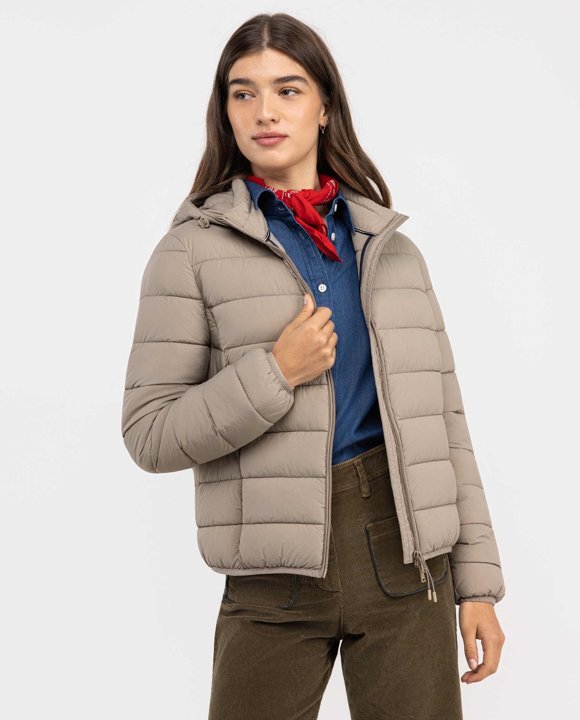 Chaqueta Acolchada Beige MUJER OI 25-1