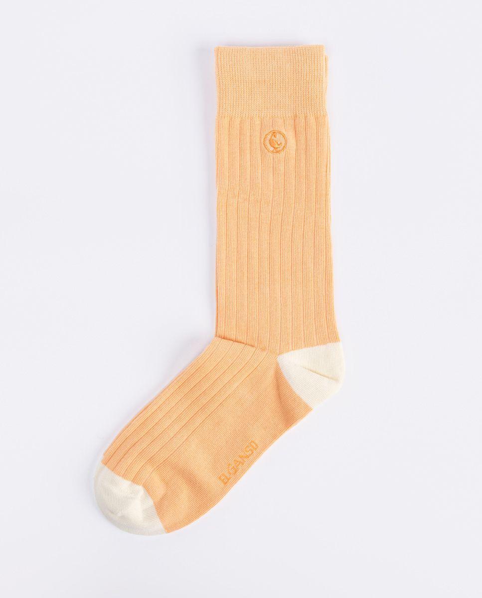 Calcetín Algodón Canalé Naranja UNISEX PV 26-2