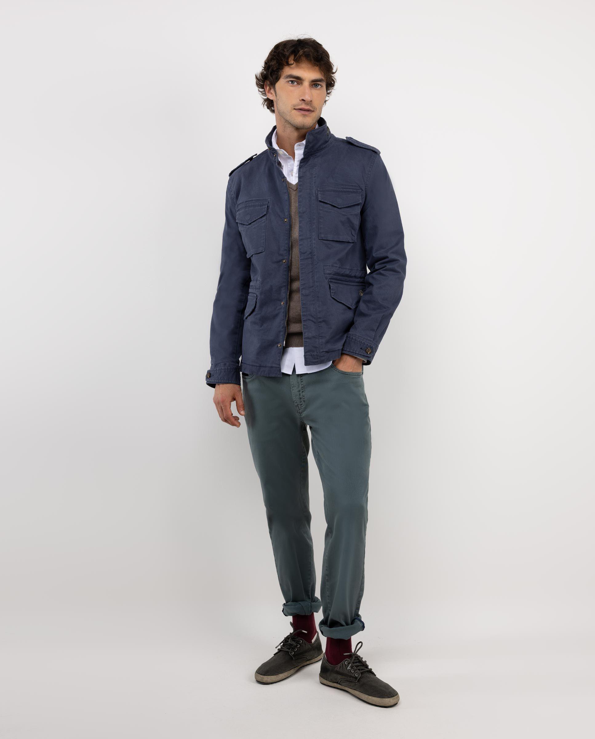 Field Jacket Marino HOMBRE OI 25-1