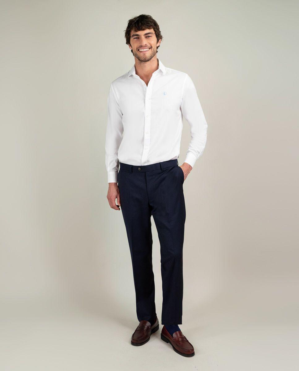Camisa Pin Point Blanca HOMBRE PV 25-0