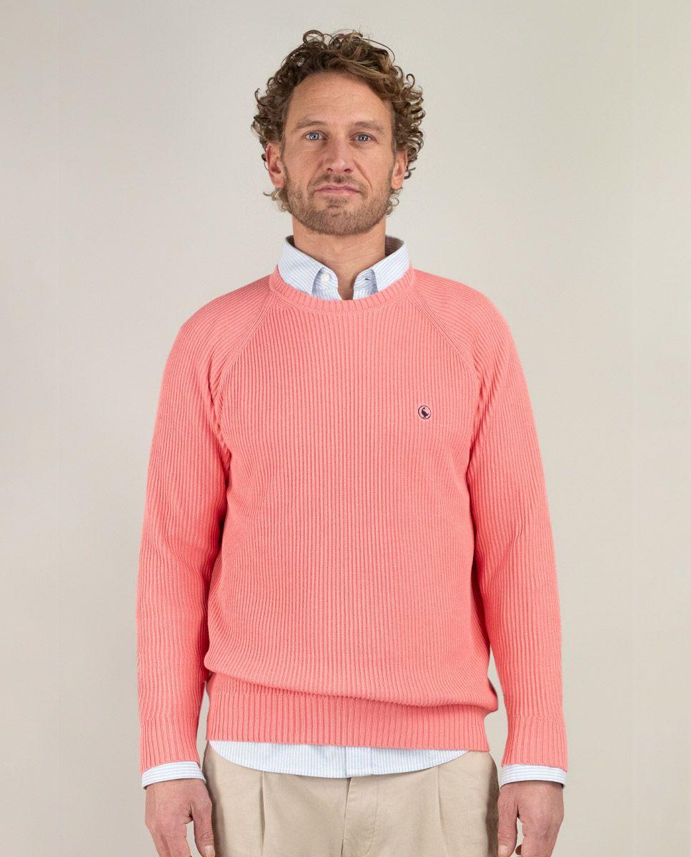 Jersey Punto Inglés Coral HOMBRE PV 25-0
