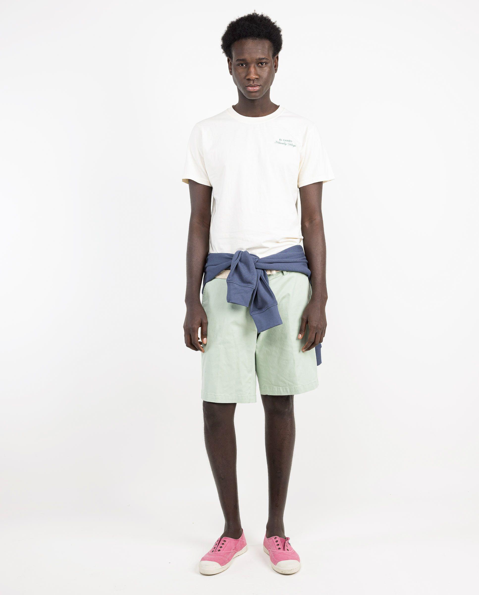 Camiseta Garment Dyed Tinte Natural Cruda HOMBRE PV 25-2