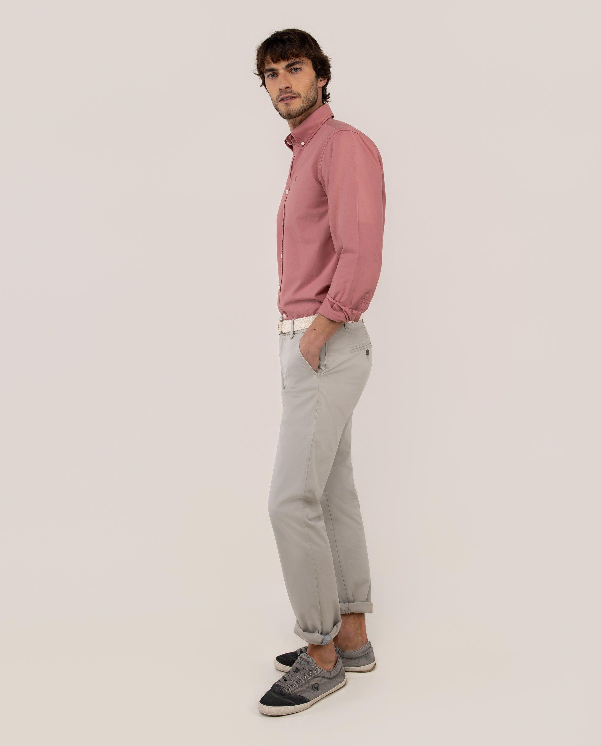 Pantalón Chino Básico Verde Claro HOMBRE PV 26-2