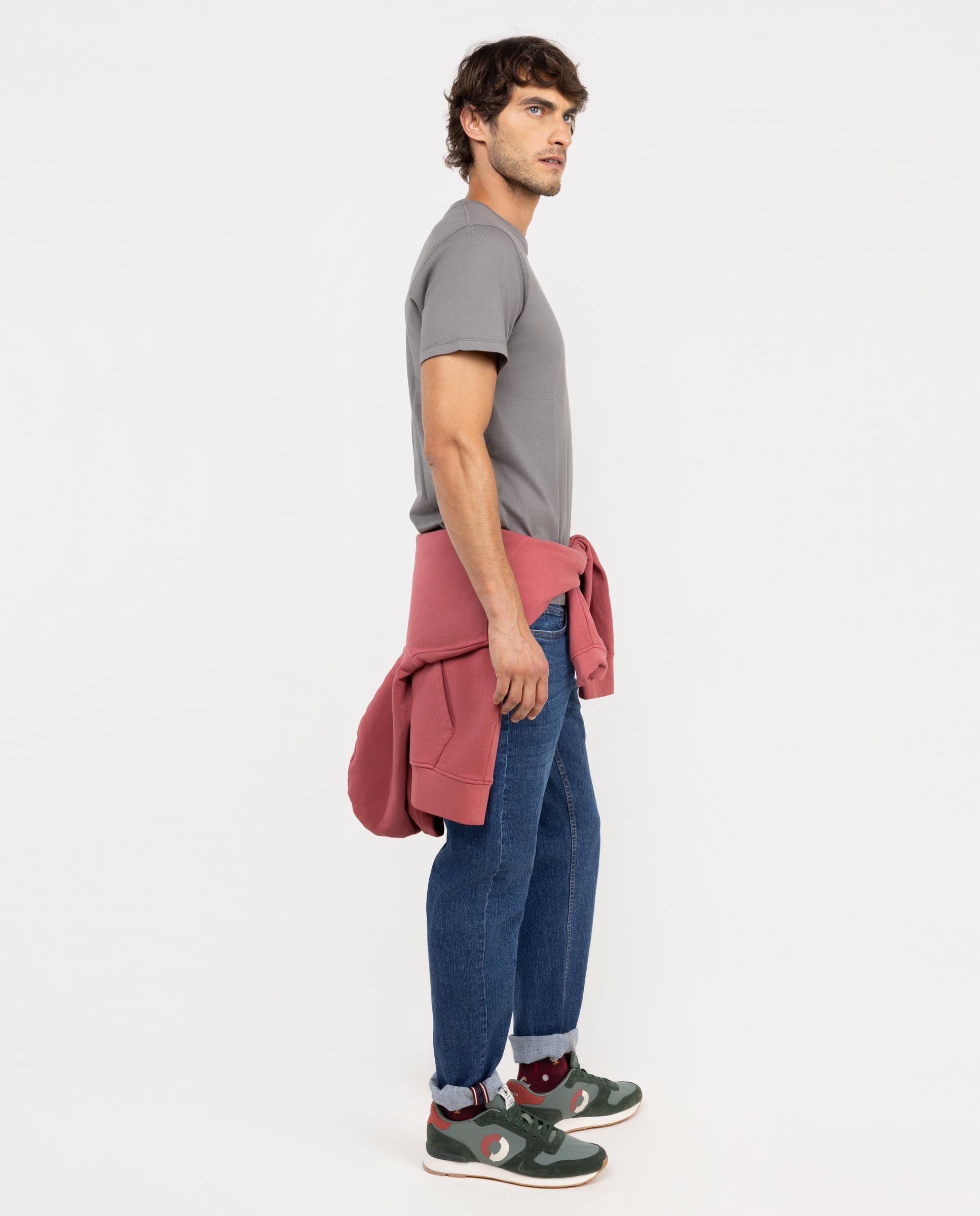 Camiseta Básica Gris Antracita HOMBRE OI 25-2