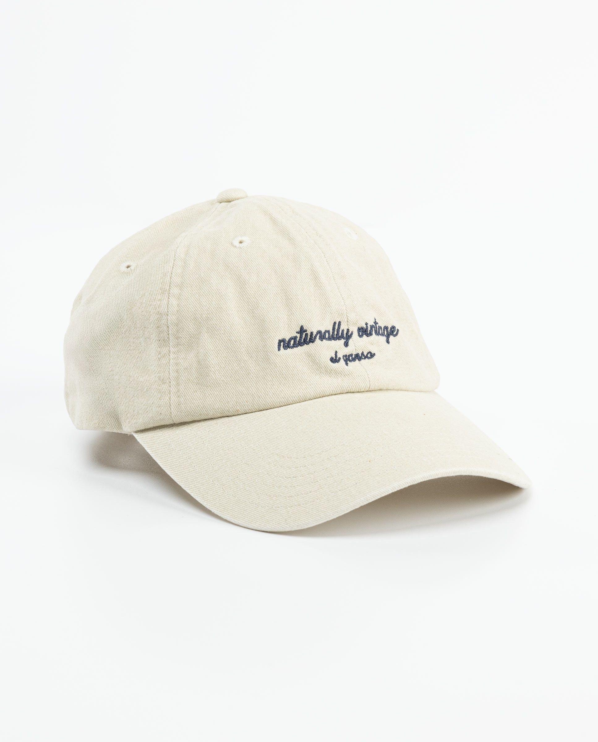 Gorra Twill Bordada Crudo  OI 25-2