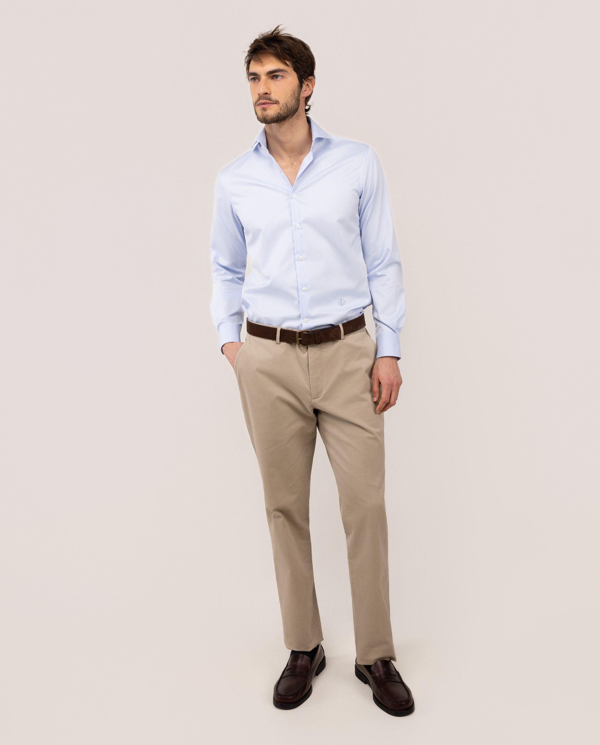 Camisa de Vestir Celeste HOMBRE PV 26-0